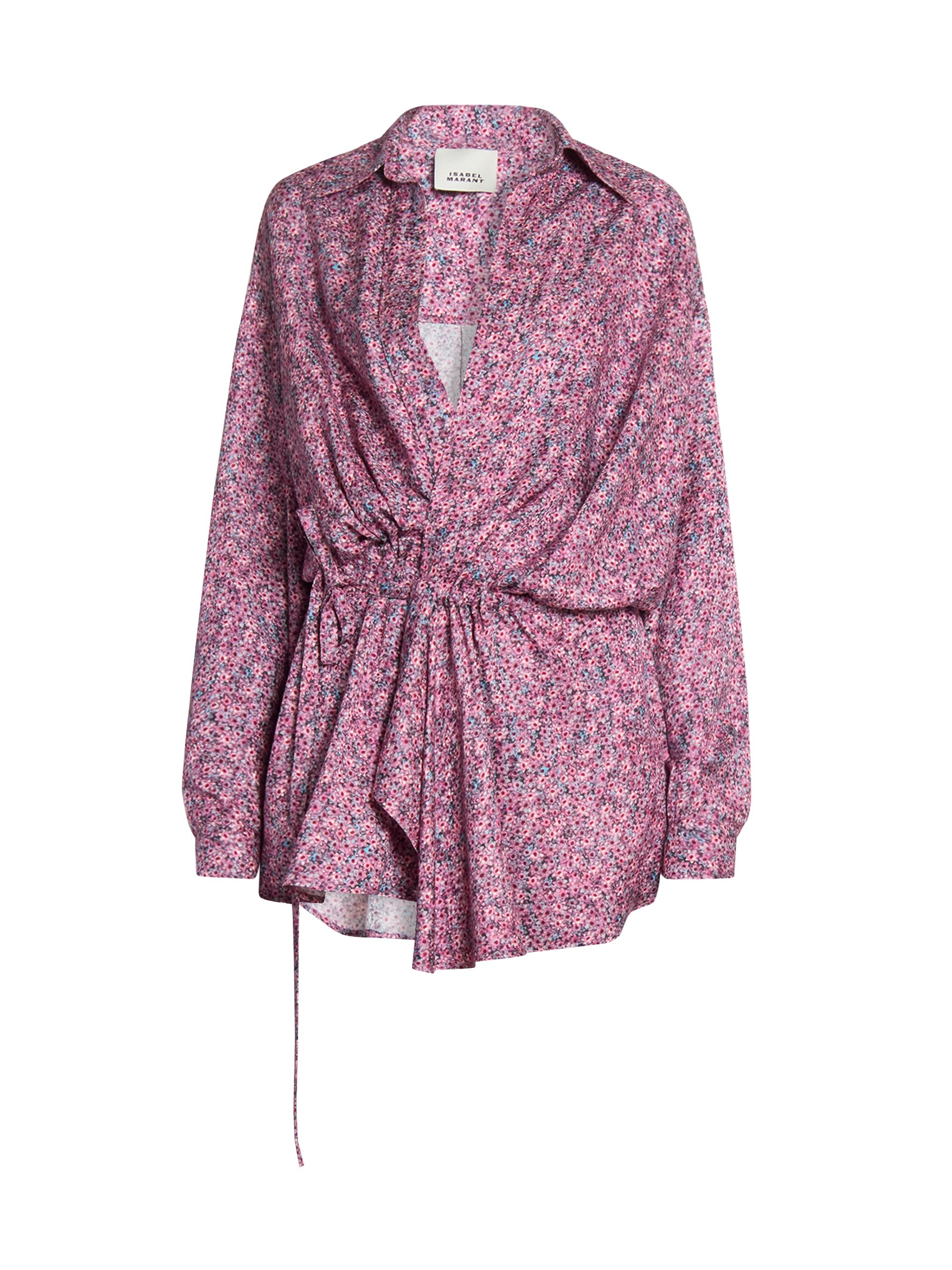 Isabel Marant Women's Harmony Silk-Blend Minidress - Pink