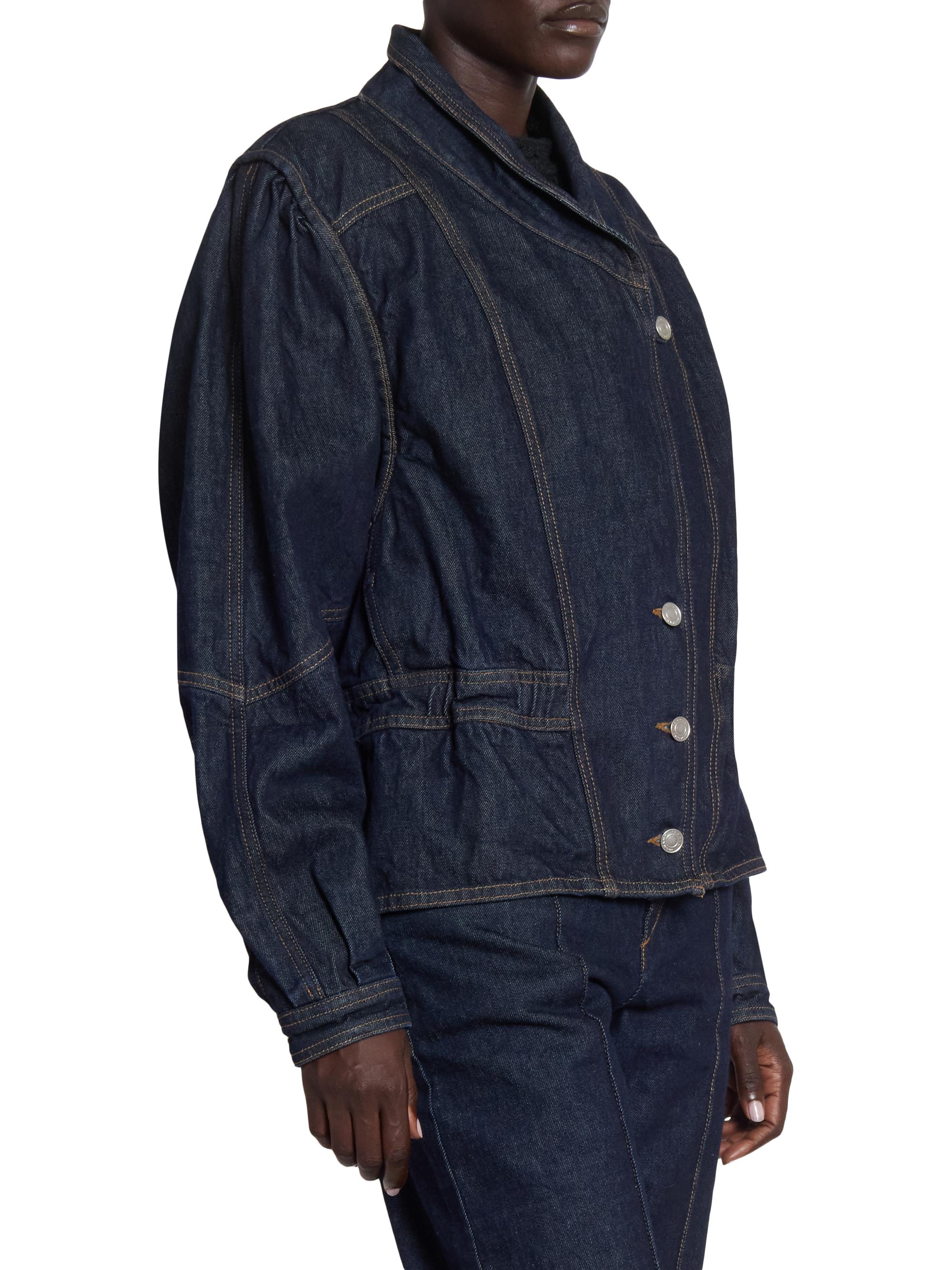 Isabel Marant Dolie Blouson Denim Jacket | Saks Fifth Avenue