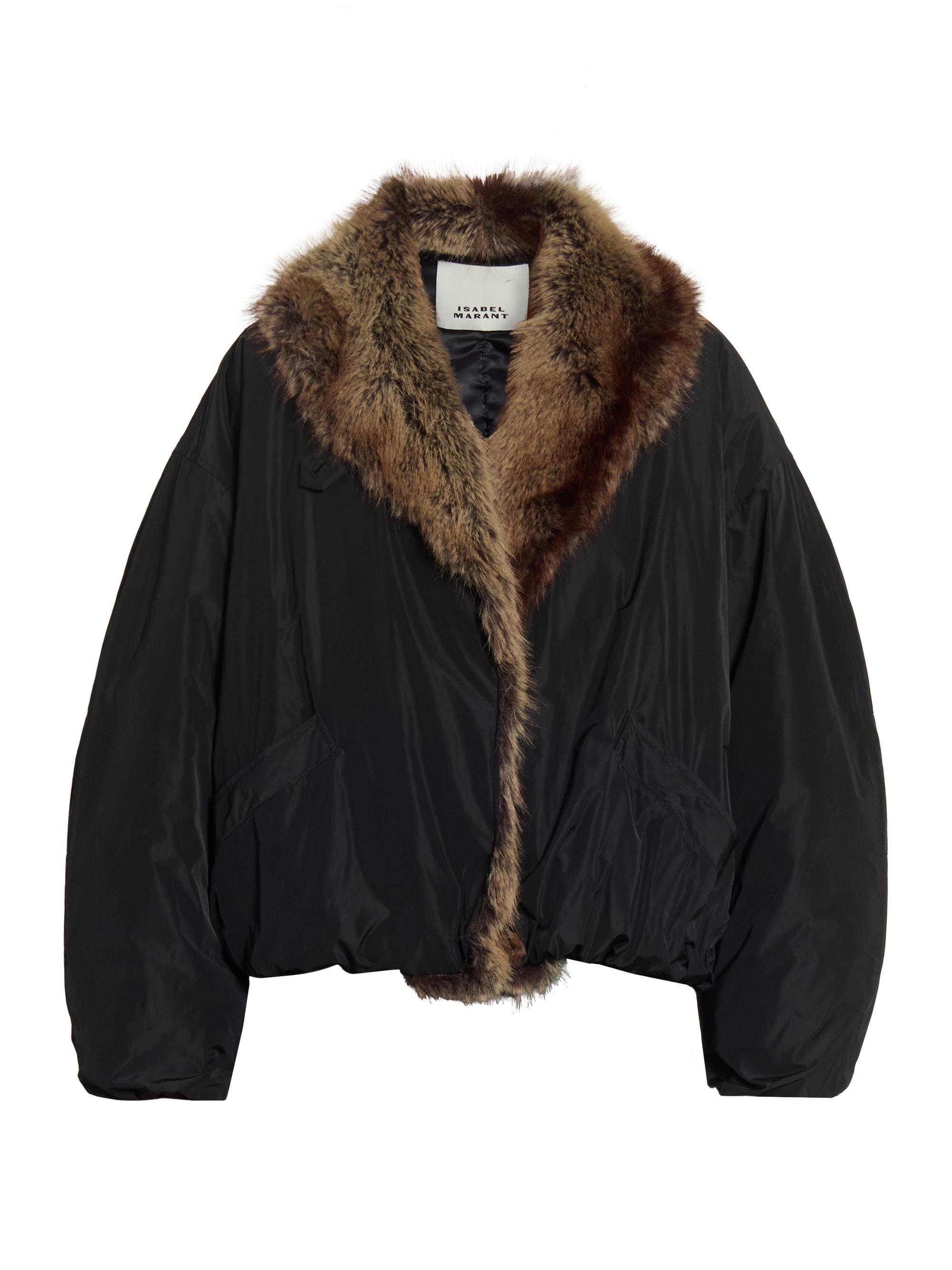 Acne Studios Ofox Fluffy Faux Fur Jacket | Saks Fifth Avenue