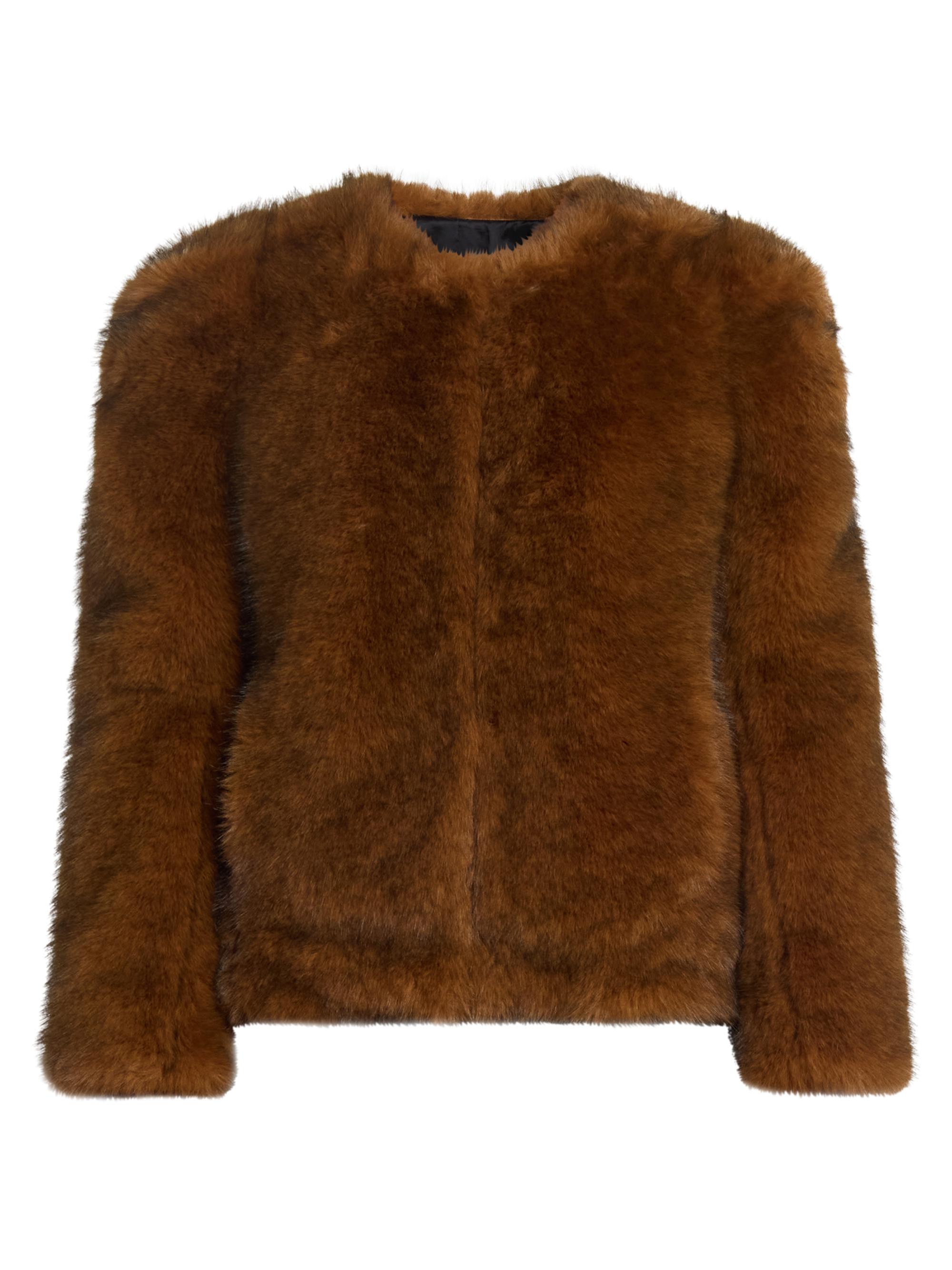 Isabel Marant Women's Bahria Faux-Fur Jacket - Ochre