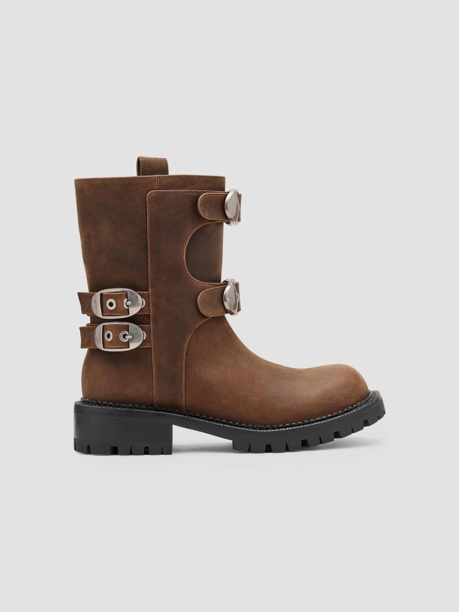 Marc Jacobs The Kiki Leather Moto Ankle Boots | Saks Fifth Avenue