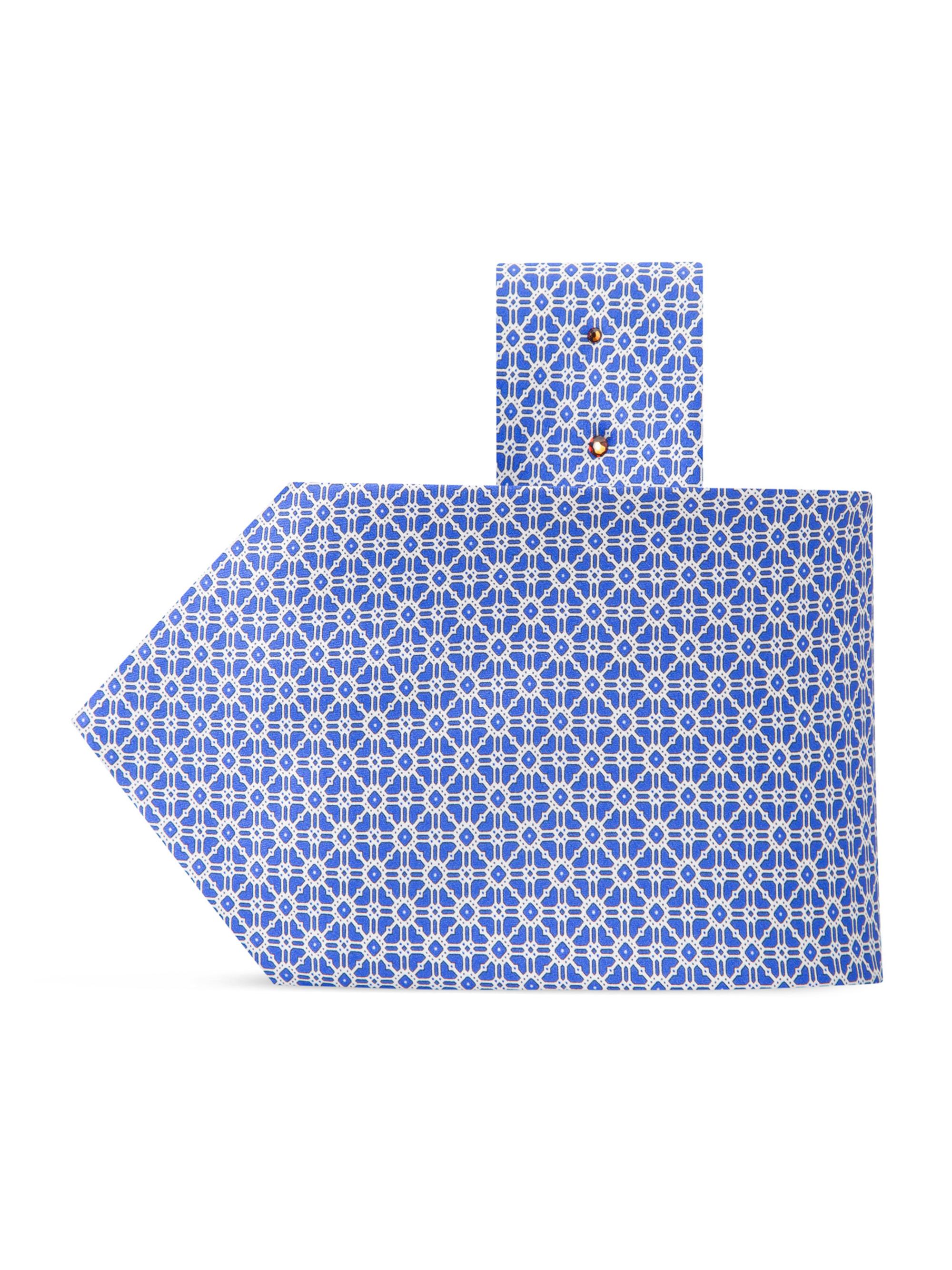 Stefano Ricci Men's Luxury Silk Tie - Blue And White