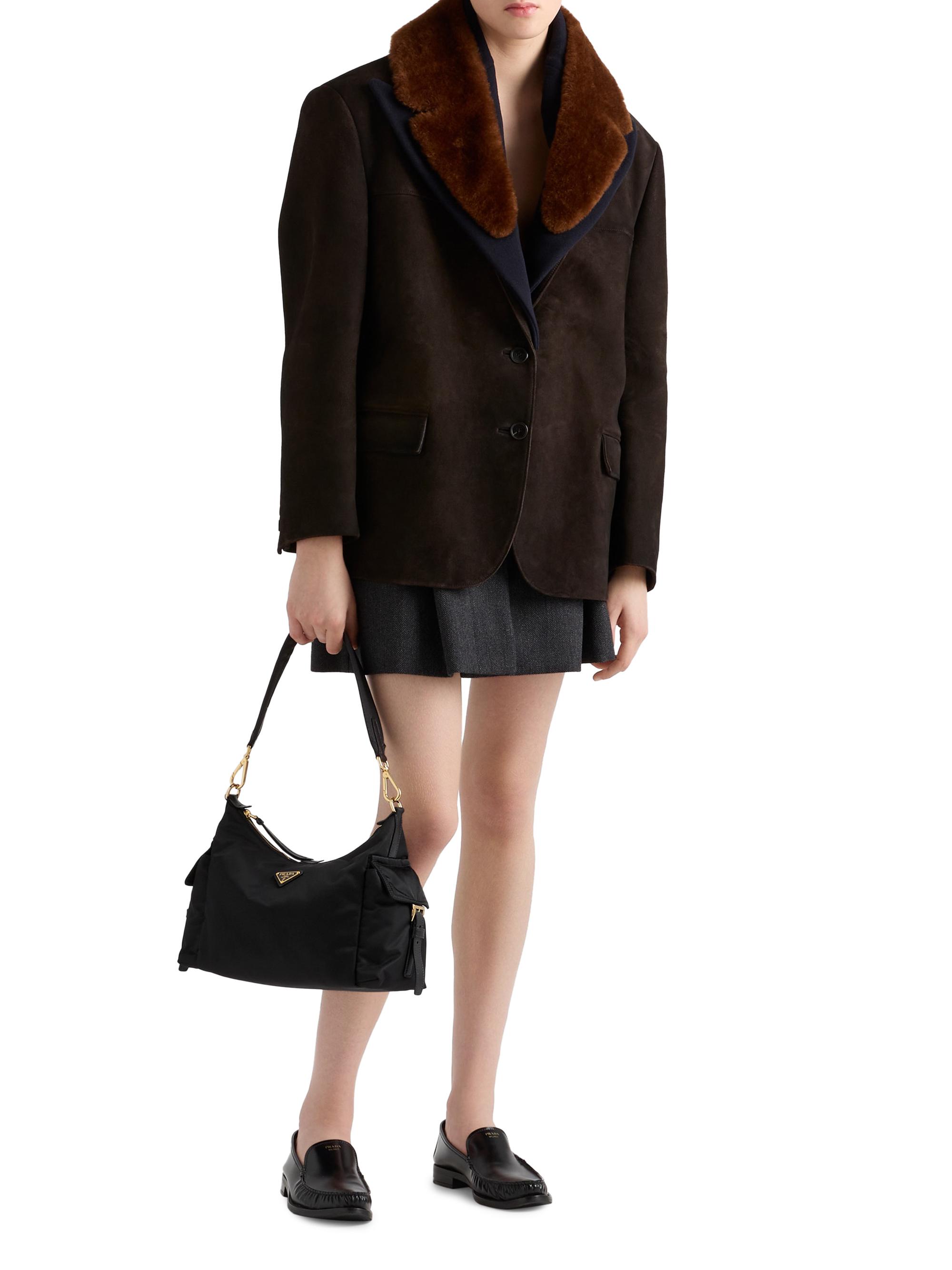 Prada Explore Large Re-Nylon and Leather Shoulder Bag | Saks Fifth