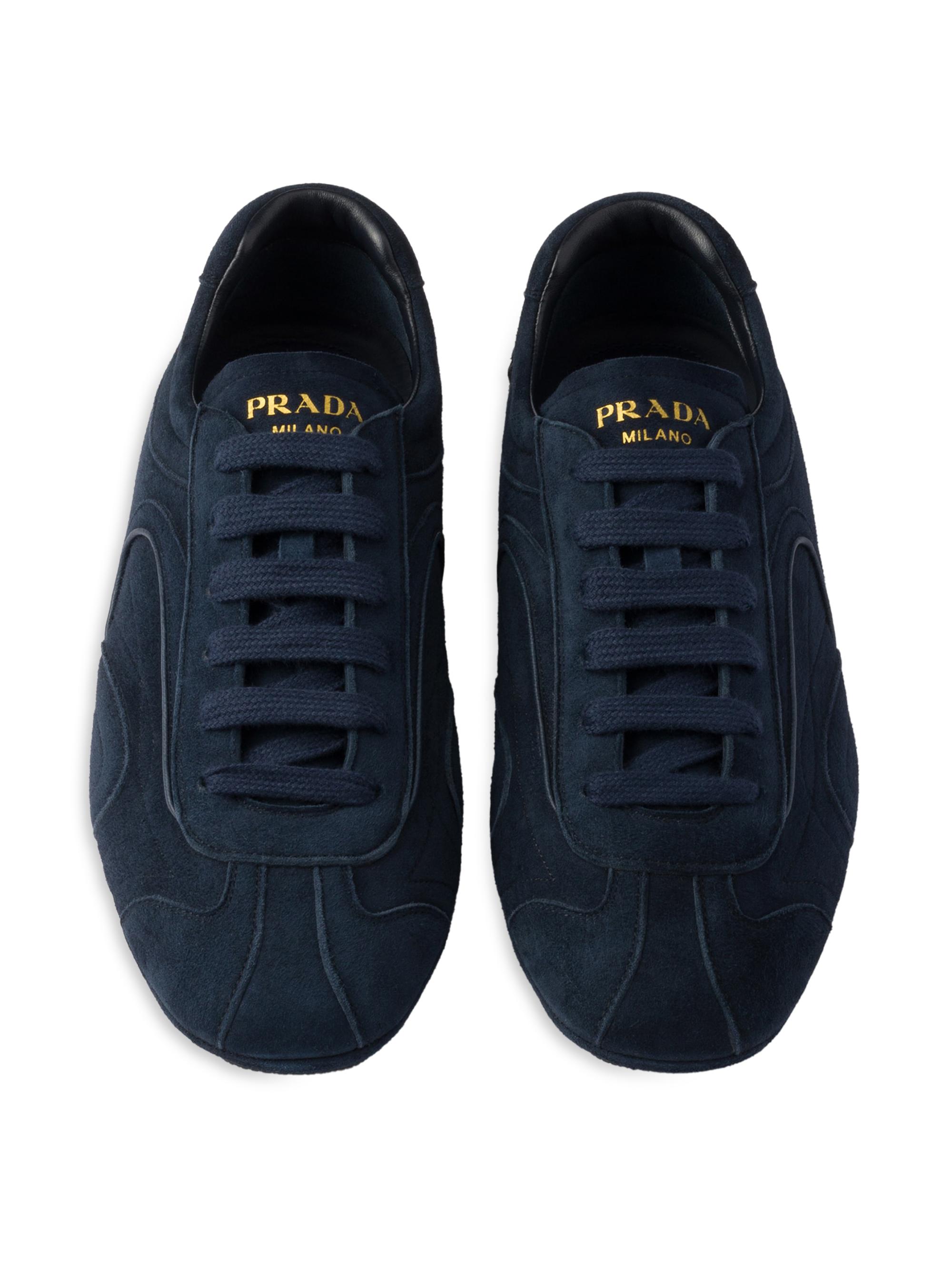PRADA 25aw モンテカルロ Re-Edition 2005 スエード Prada Montecarlo Re-Edition 2005 Suede Sneakers | Saks Fifth Avenue