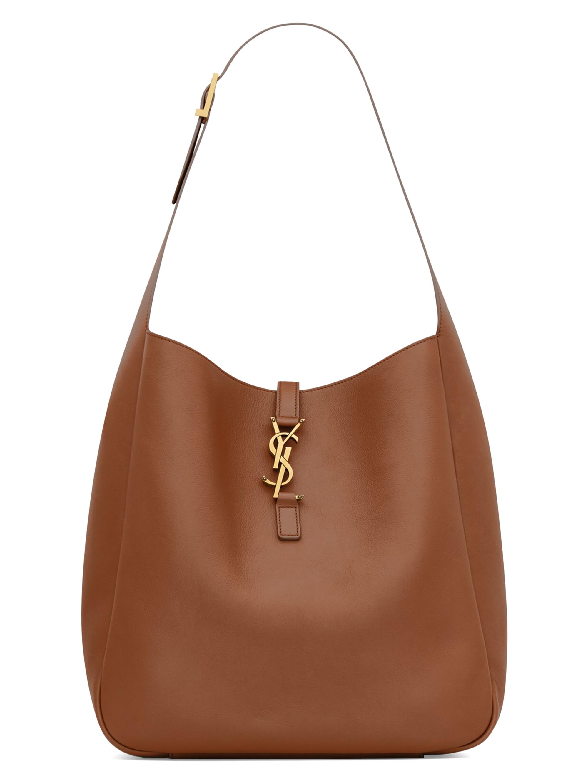 Saint Laurent Women's Le 5 à 7 Supple  Shoulder Bag in Grained Leather - Fox