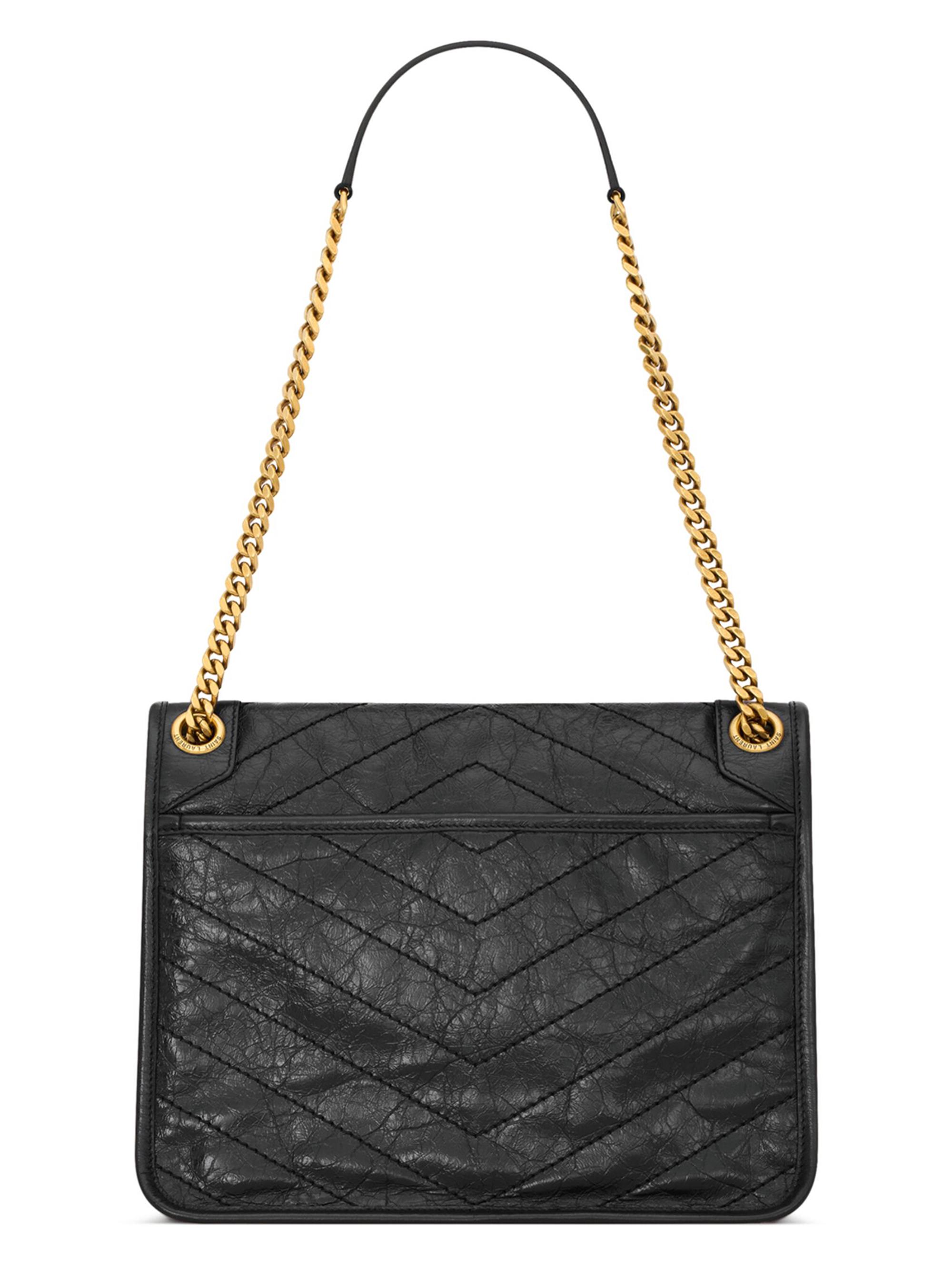 Saint Laurent Niki Medium Shoulder Bag in Vintage Leather | Saks