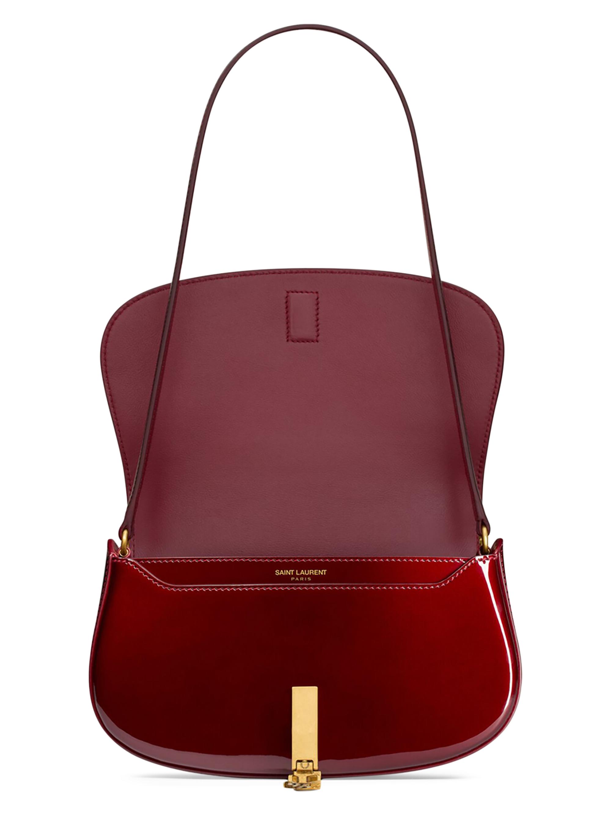 Saint Laurent Mini Voltaire Shoulder Bag Iin Patent Leather | Saks