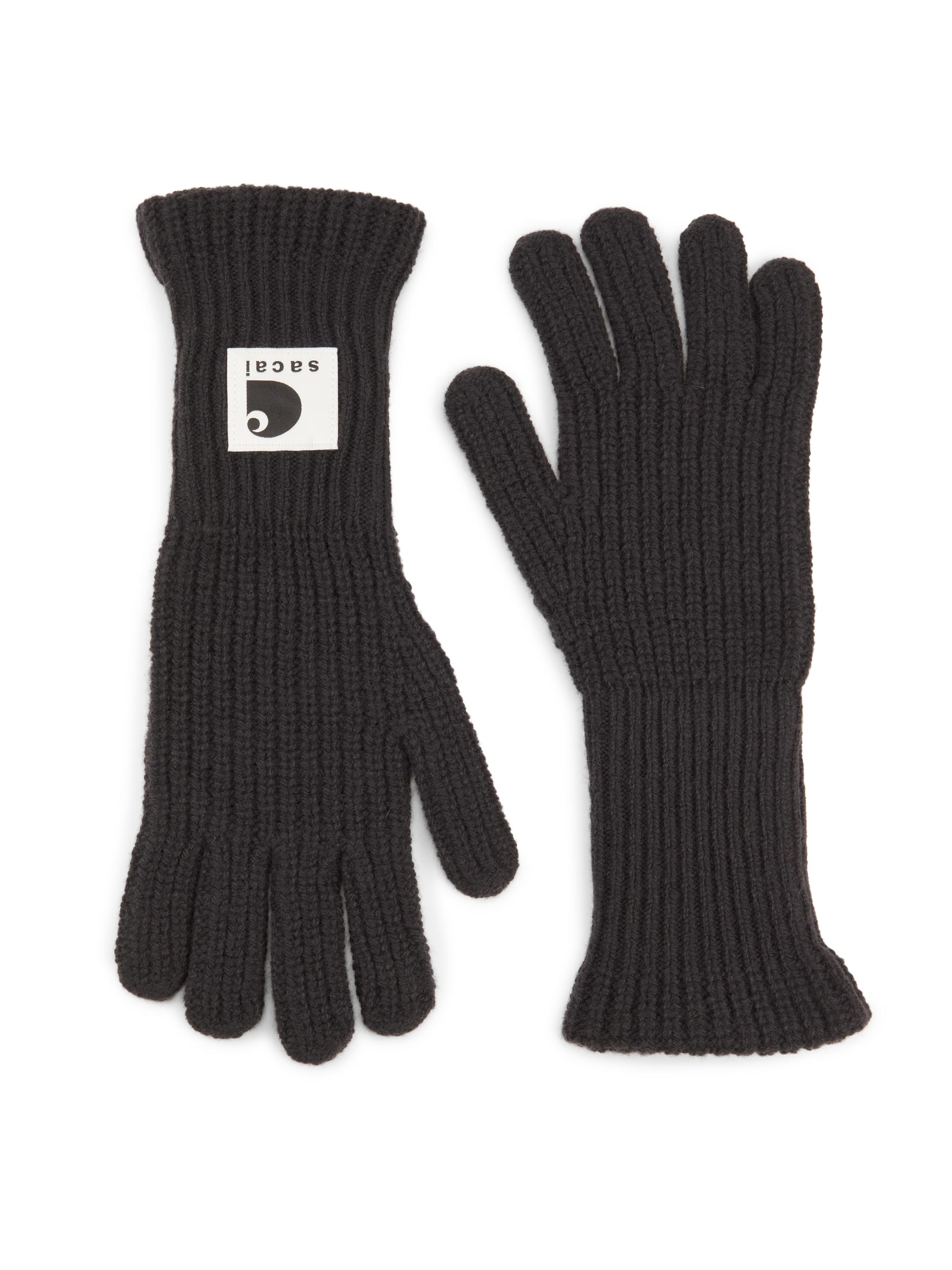 小物 sacai Carhartt WIP Wool Knit Gloves 0400025458545_BLACK?wid=600&