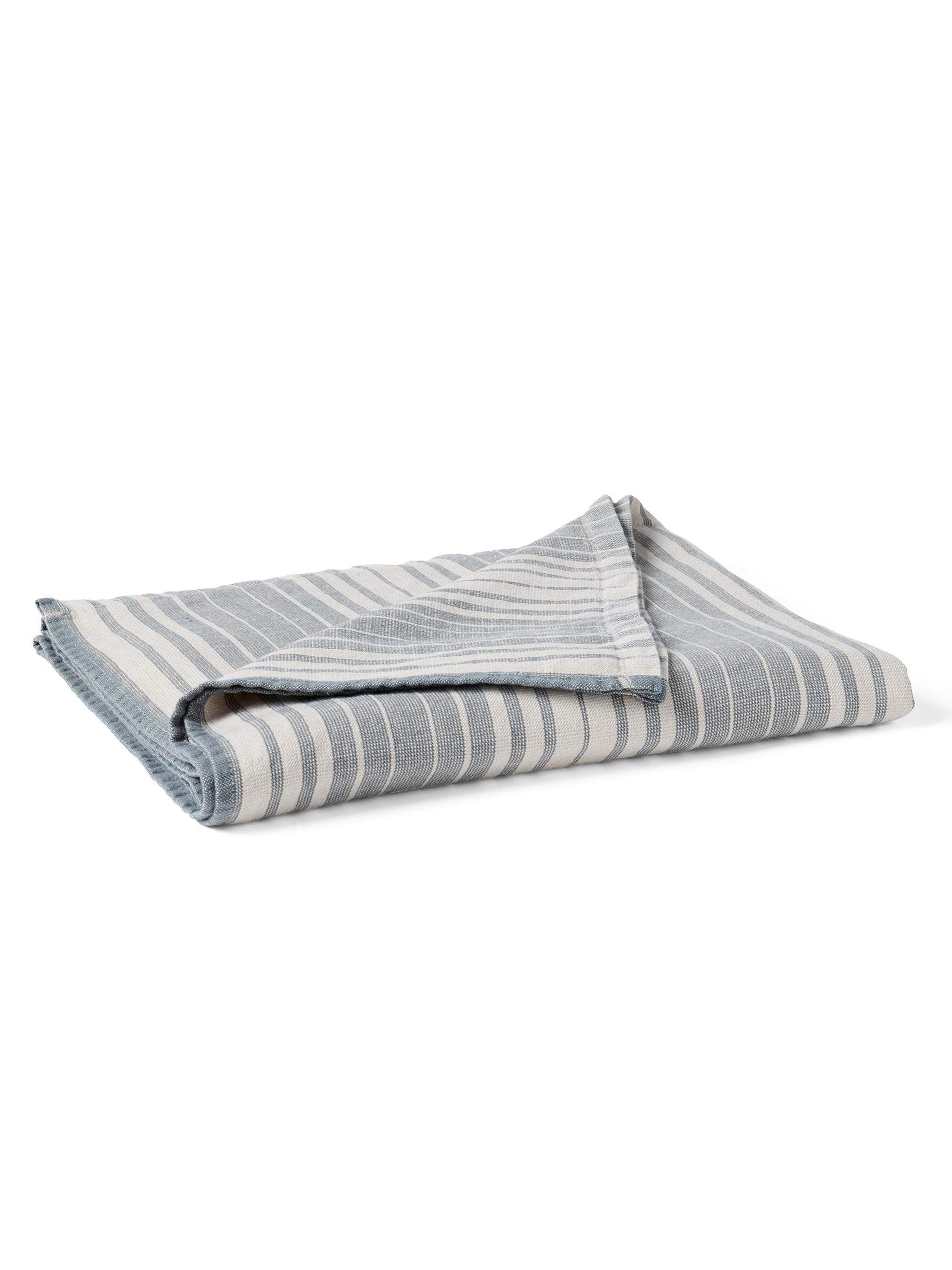 Coyuchi Sycamore Organic Cotton Linen Towel - Gulf Flax