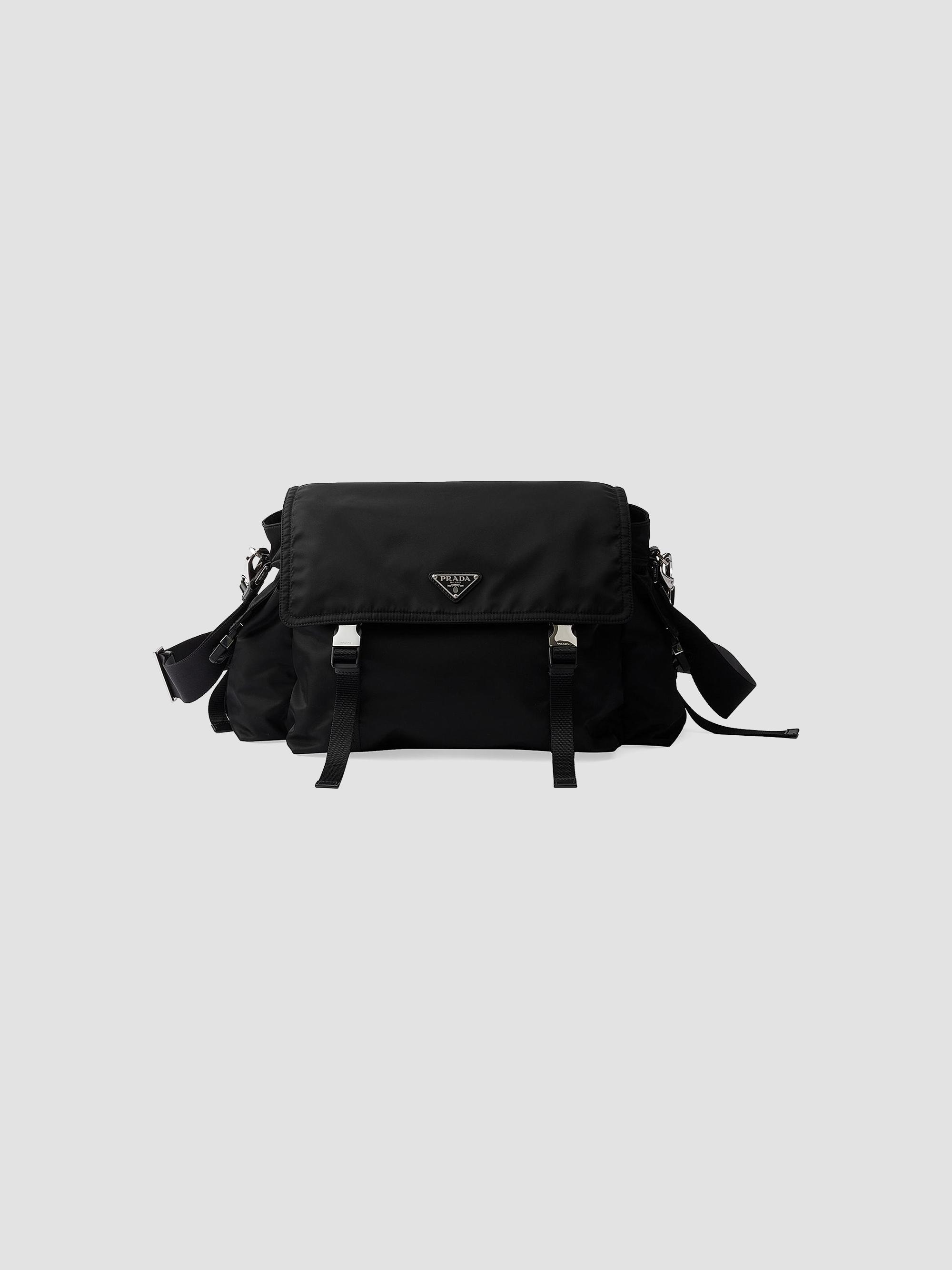 Prada Men's Explore Re-Nylon and Leather Bag - Black | Thumbnail 6