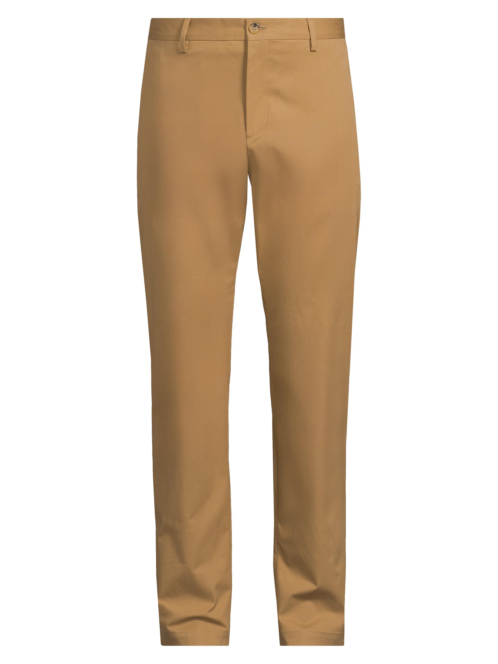 Paul Smith Men's Stretch-Twill Straight-Leg Trousers - Medium Beige