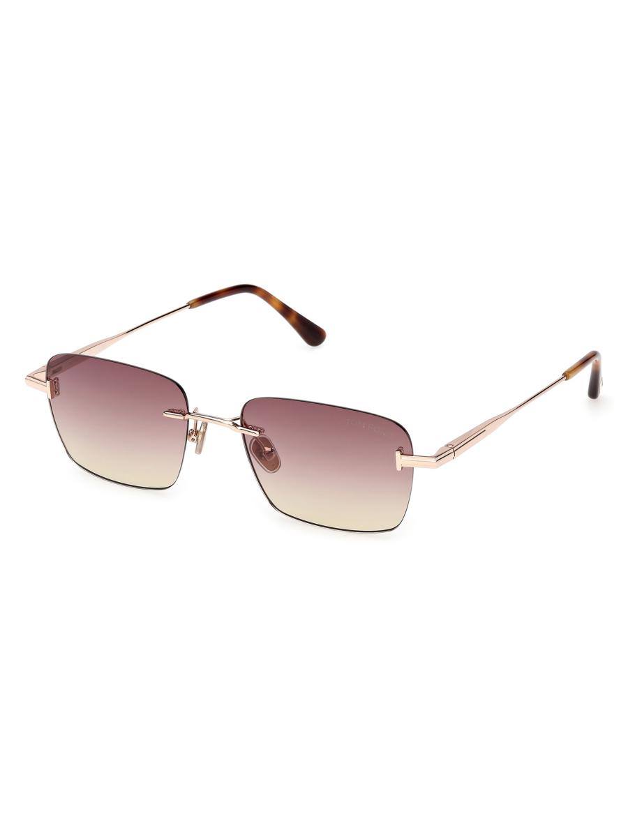 トム TOM FORD Jake-02 54MM Rimless Rectangular Sunglasses | Saks Fifth
