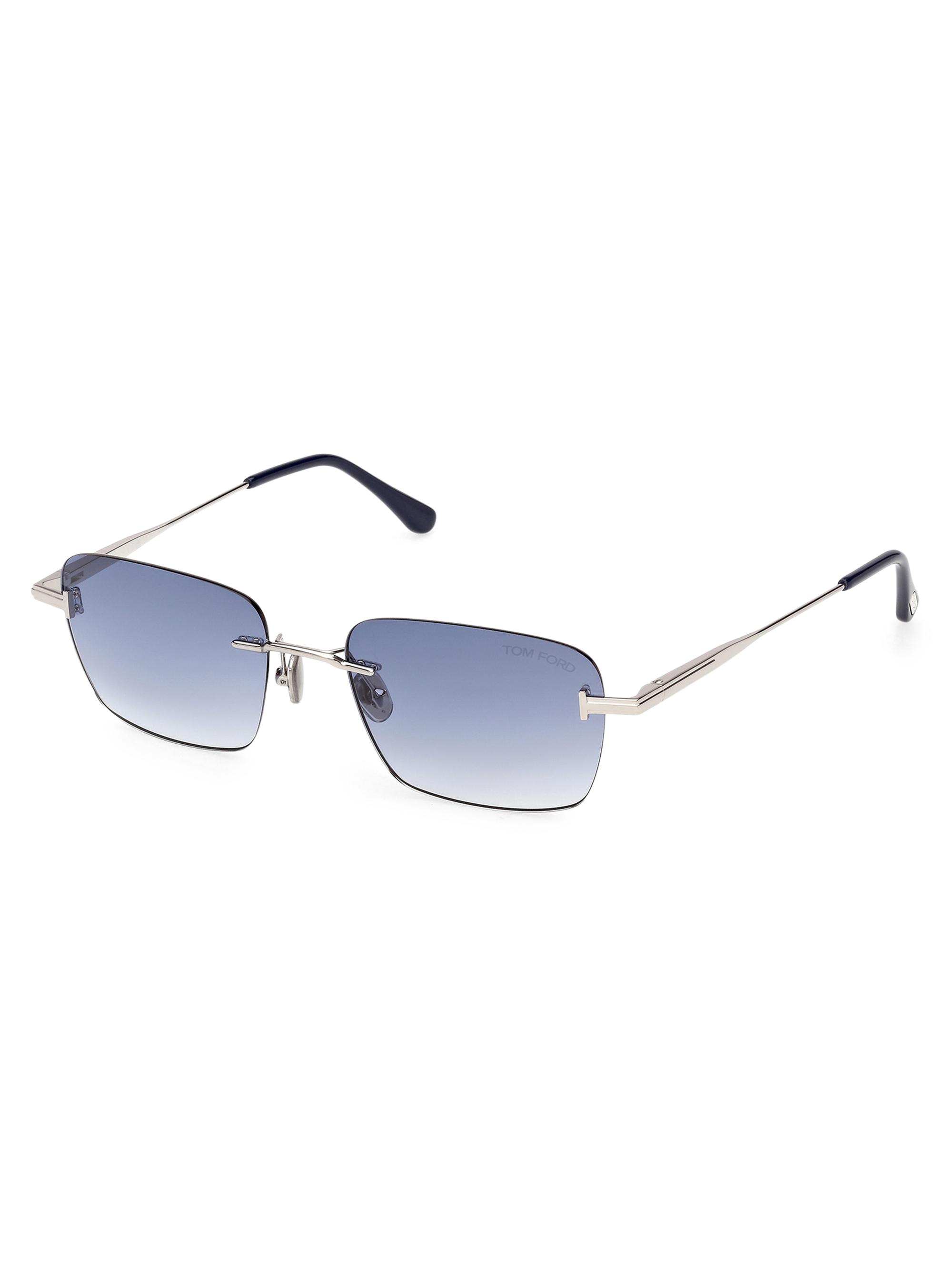 TOM FORD Jake-02 54MM Rimless Rectangular Sunglasses | Saks Fifth