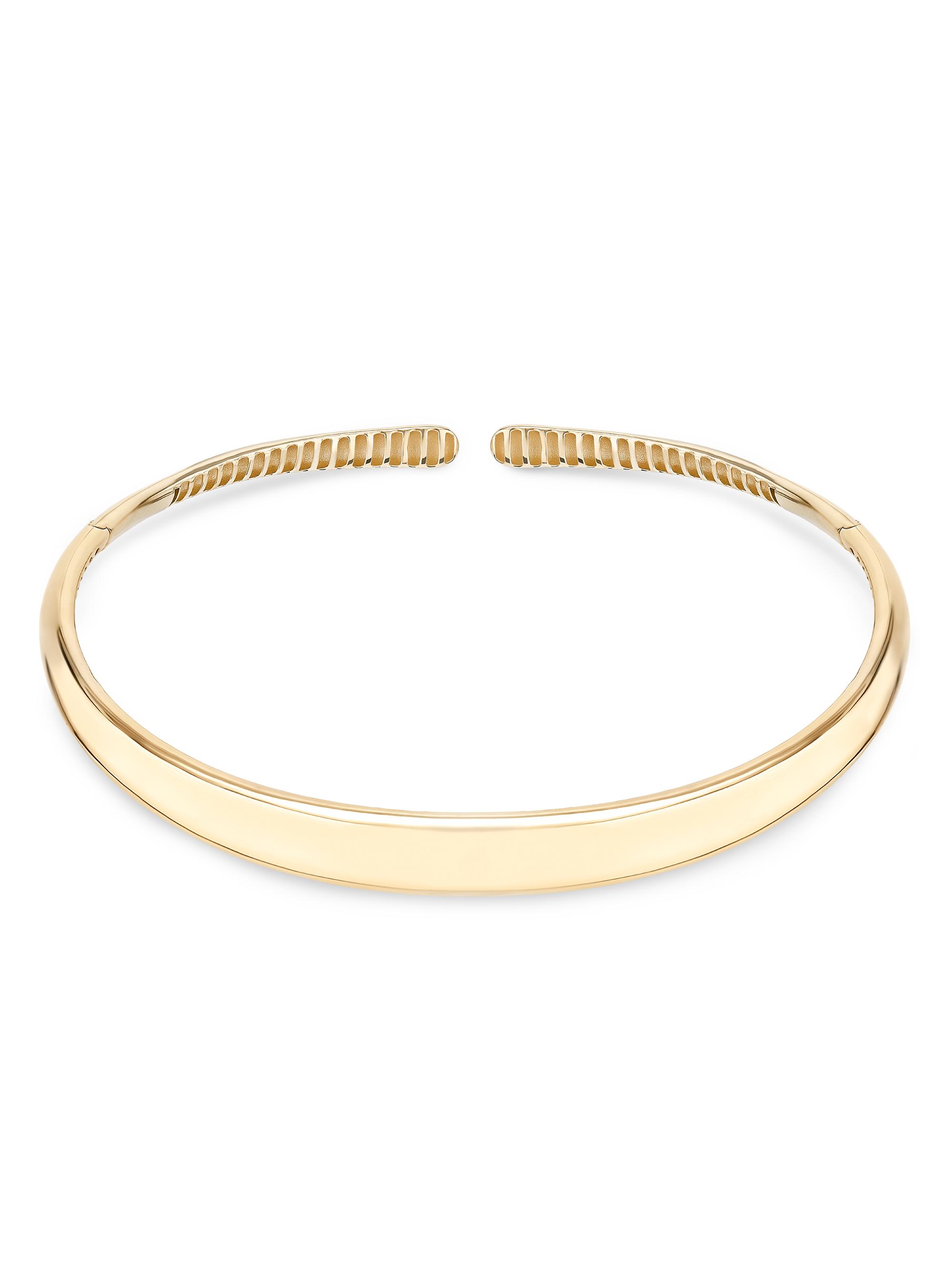 Lana Women's 14K Yellow Gold Curved Bubble Choker - Yellow Gold