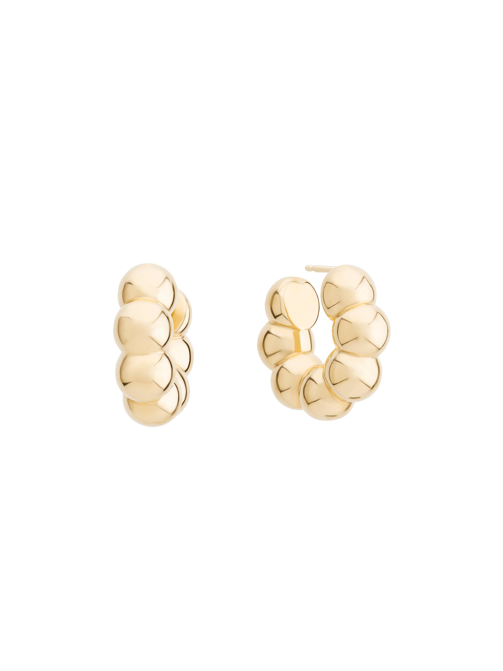 Lana Women's Bubbles 14K Yellow Gold Hoop Earrings - Yellowgold