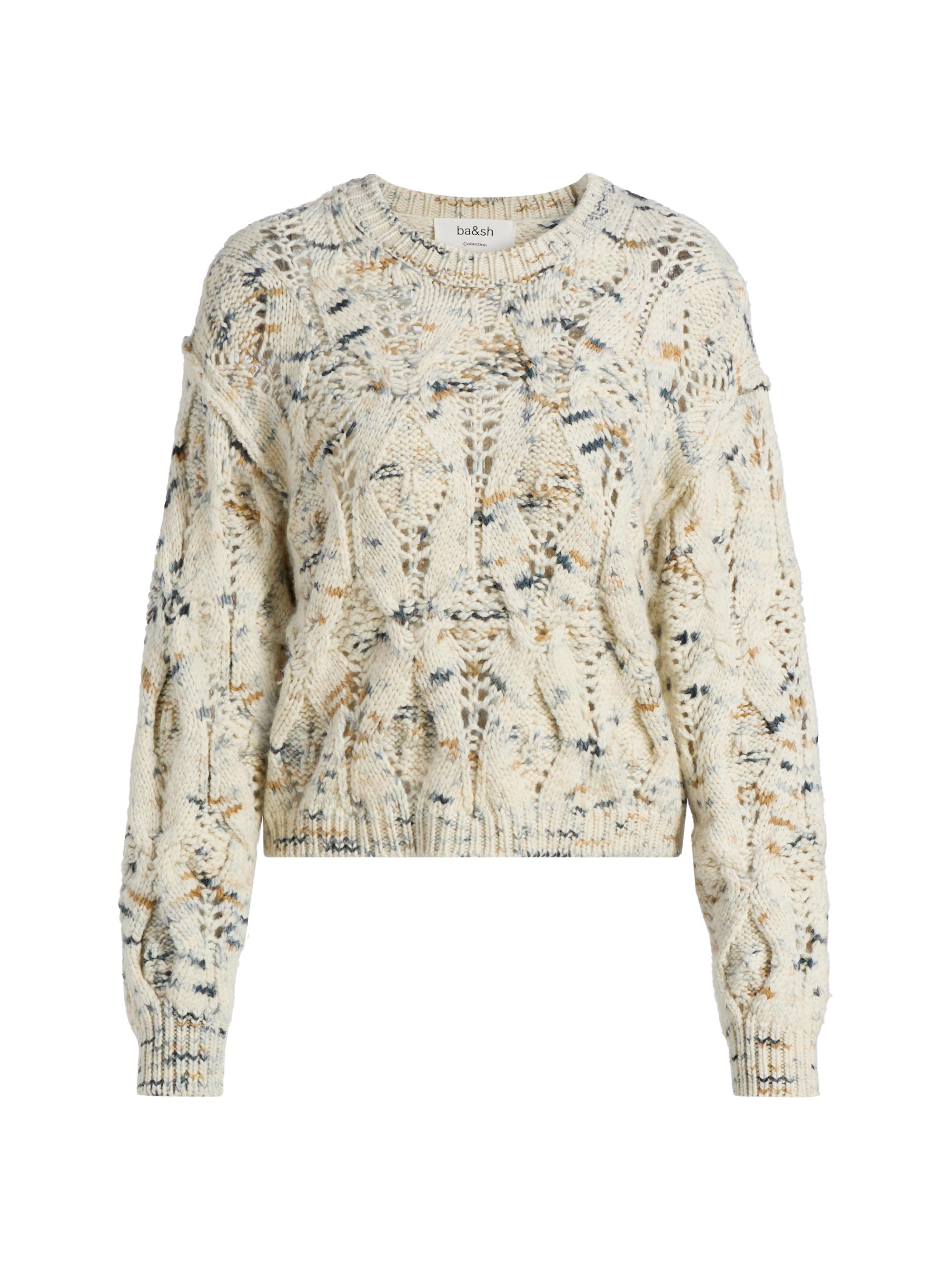 ba & sh Women's Rave Diamond-Knit Sweater