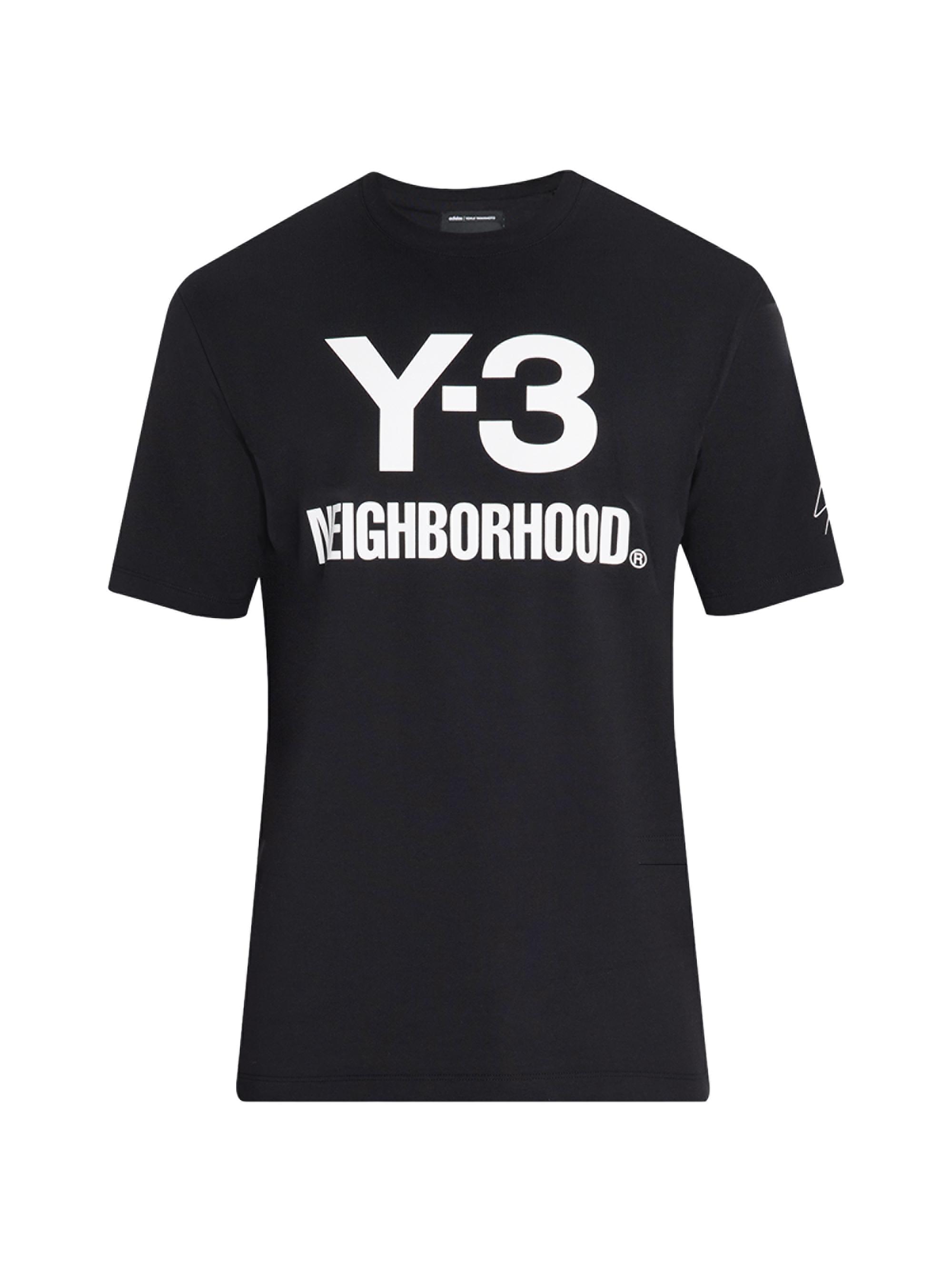 Y-3 Men's  x NEIGHBORHOOD Logo T-Shirt - Black