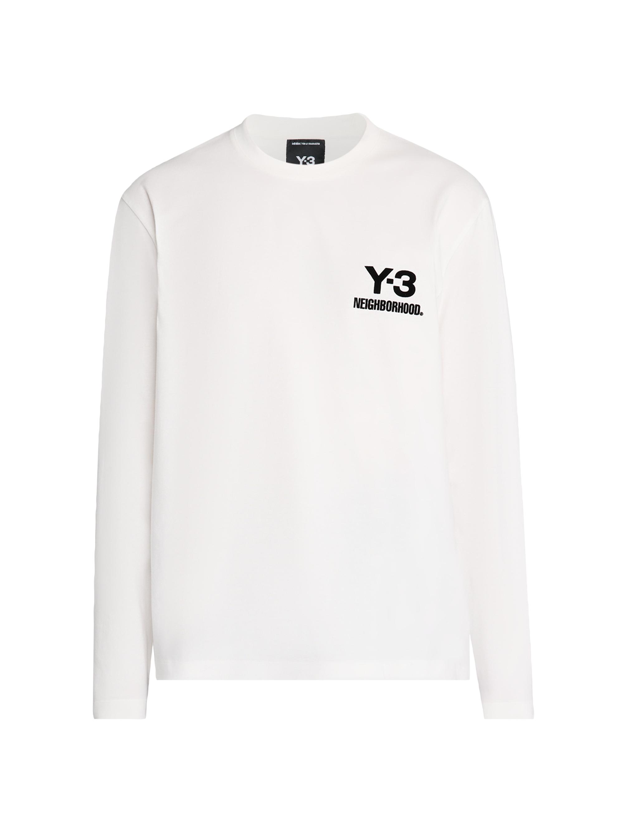 Y-3 Men's  x NEIGHBORHOOD Long-Sleeve Logo T-Shirt - White