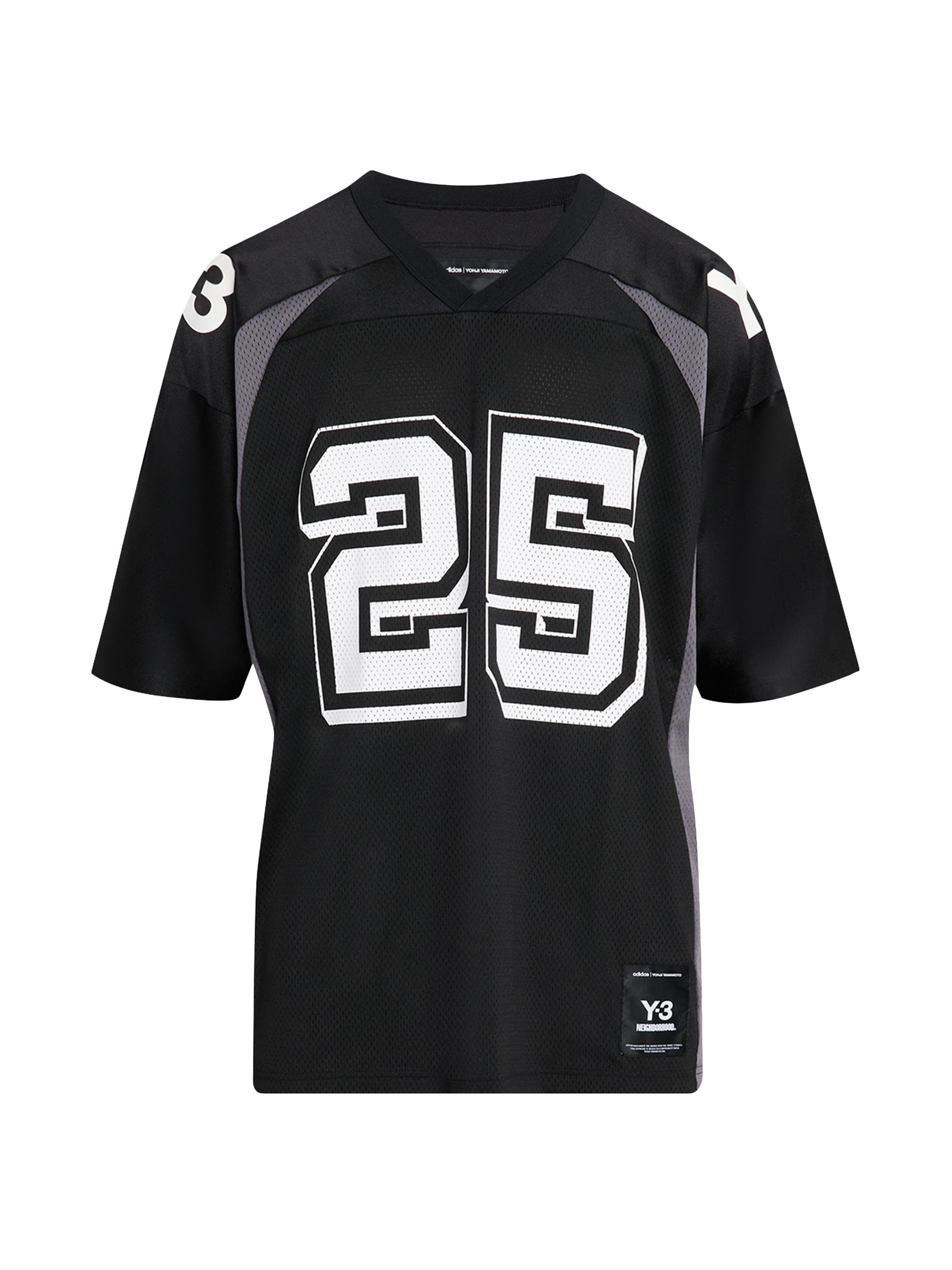 Y-3 Men's  x NEIGHBORHOOD Mesh Football Jersey - Black