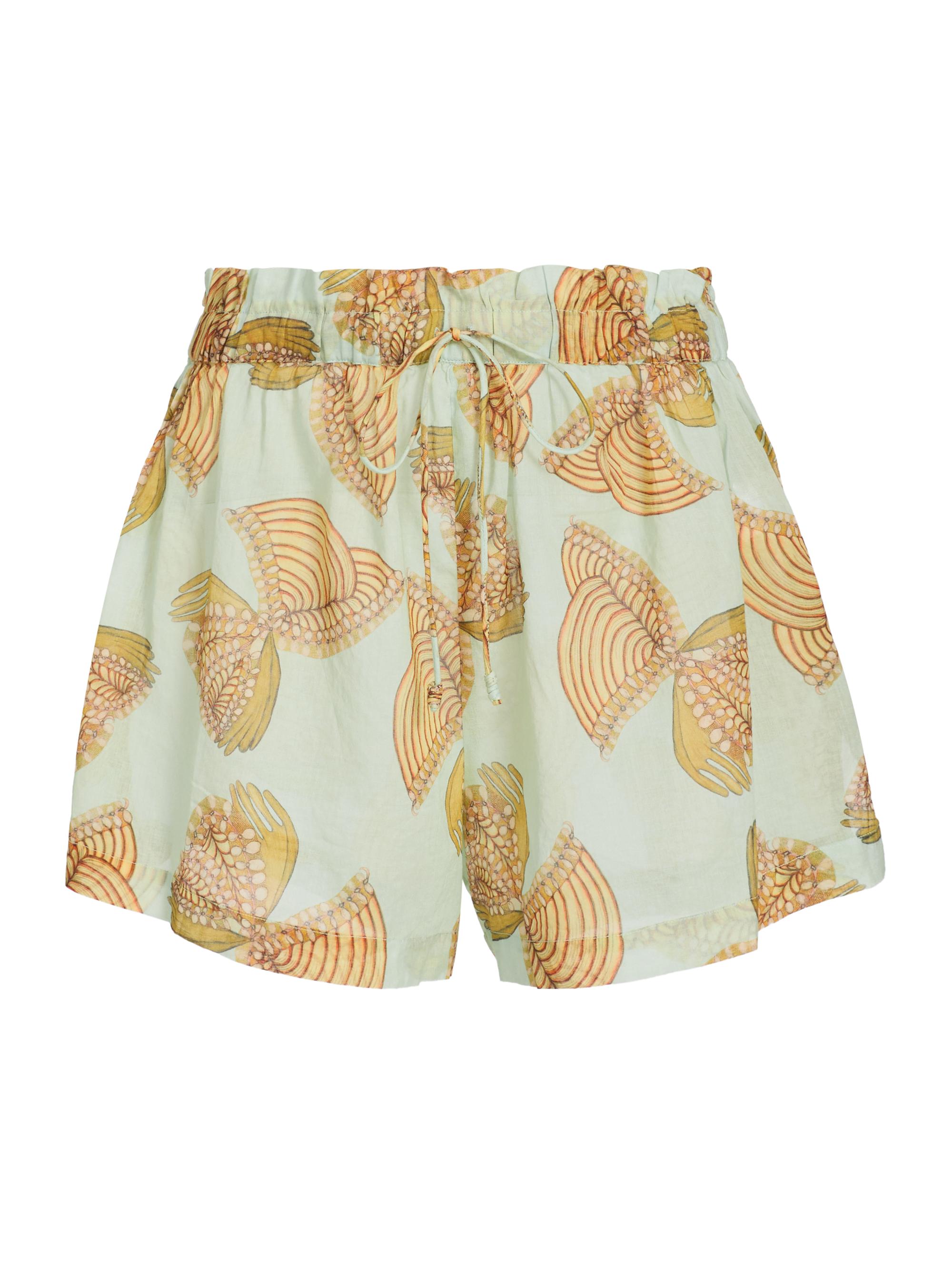 Ulla Johnson Women's Anna Zemankova Bijou Printed Coverup Shorts - Water Blossoms