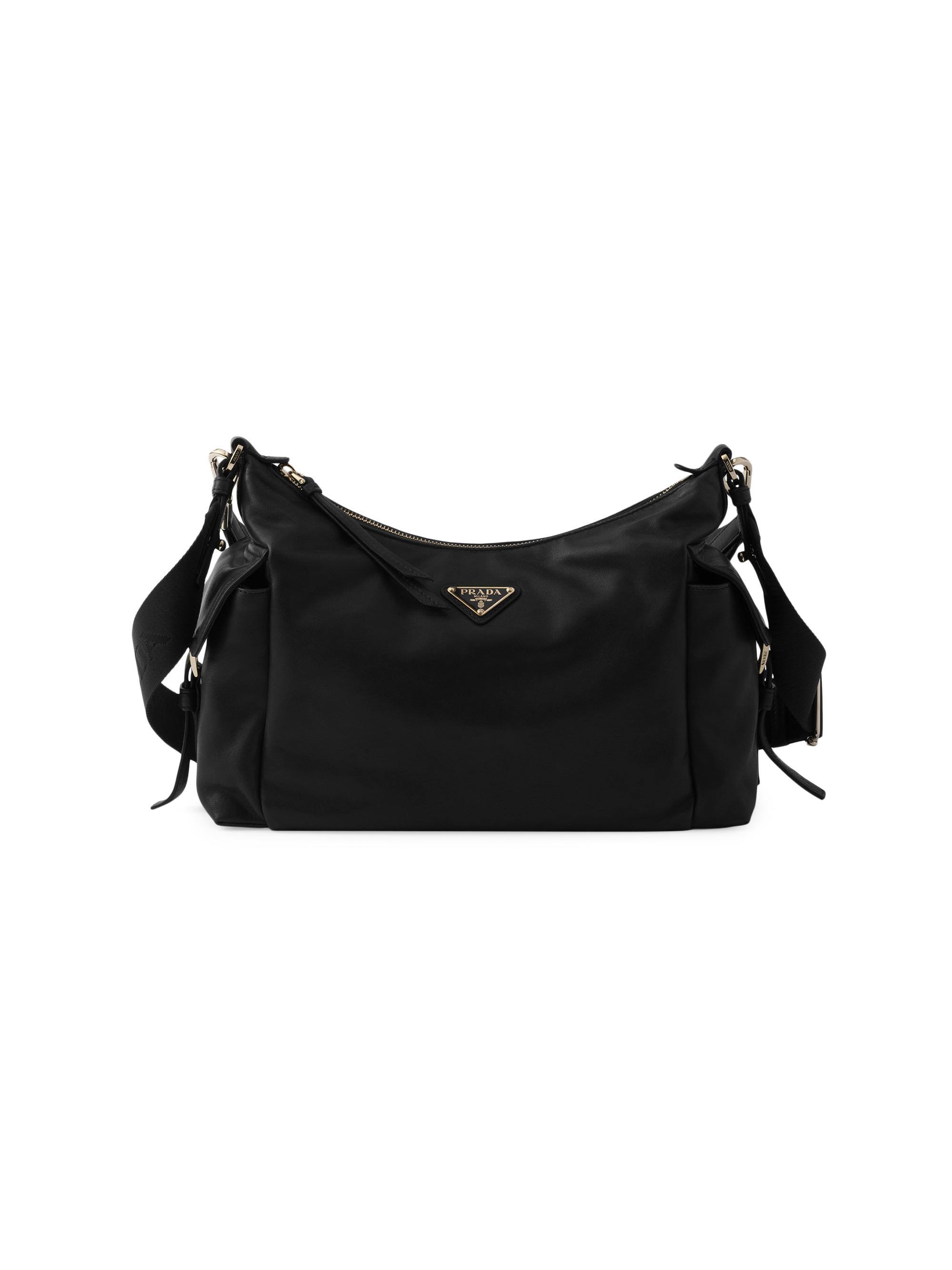 バッグ PRADA leather shoulder bag Black Prada Large Explore Nappa Leather Shoulder Bag | Saks Fifth Avenue