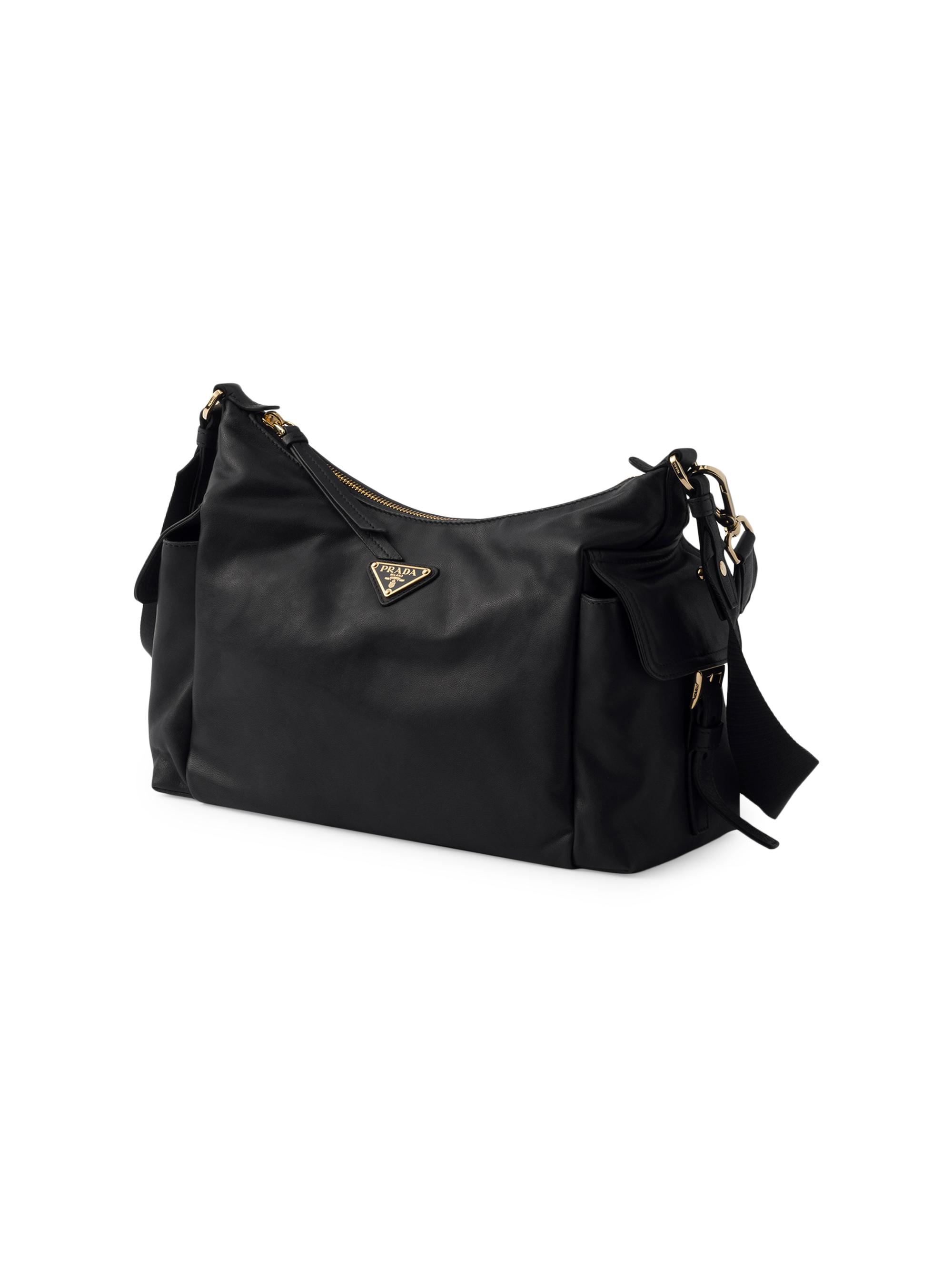 バッグ 1999 prada leather shoulder bag black Prada Large Explore Nappa Leather Shoulder Bag | Saks Fifth Avenue