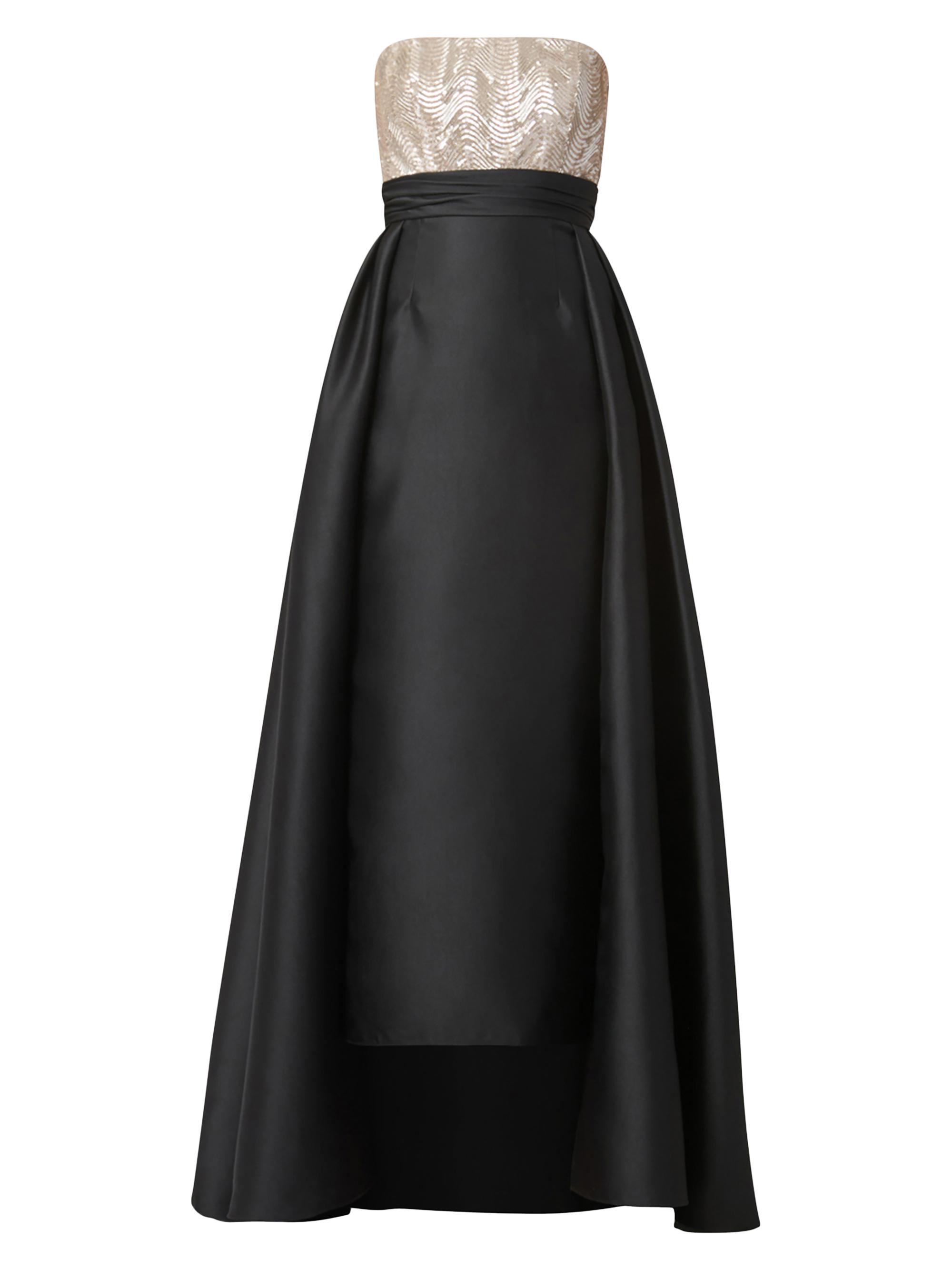 Shoshanna Women's Tilly Strapless Sequined Gown - Champagne Jet