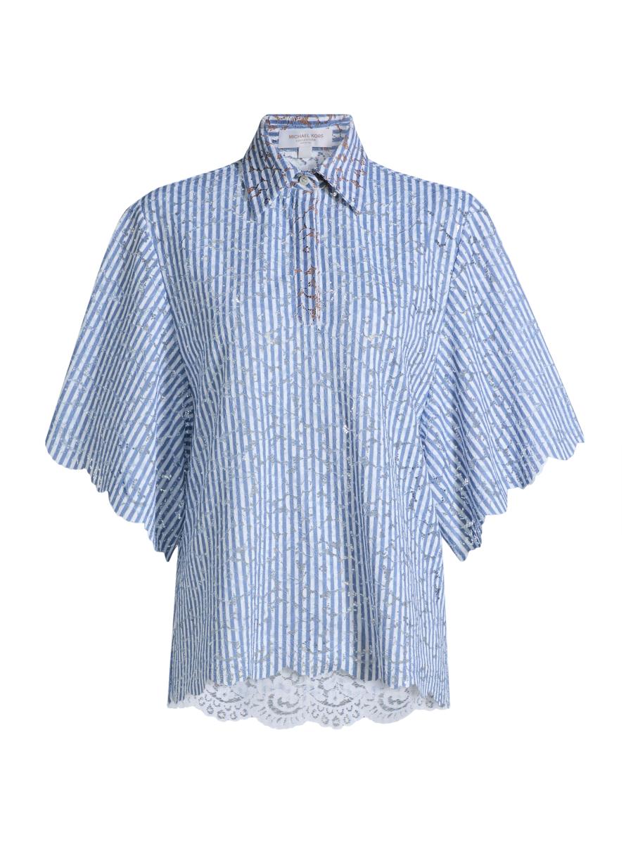 Michael Kors Women's Lace Short-sleeve Shirt