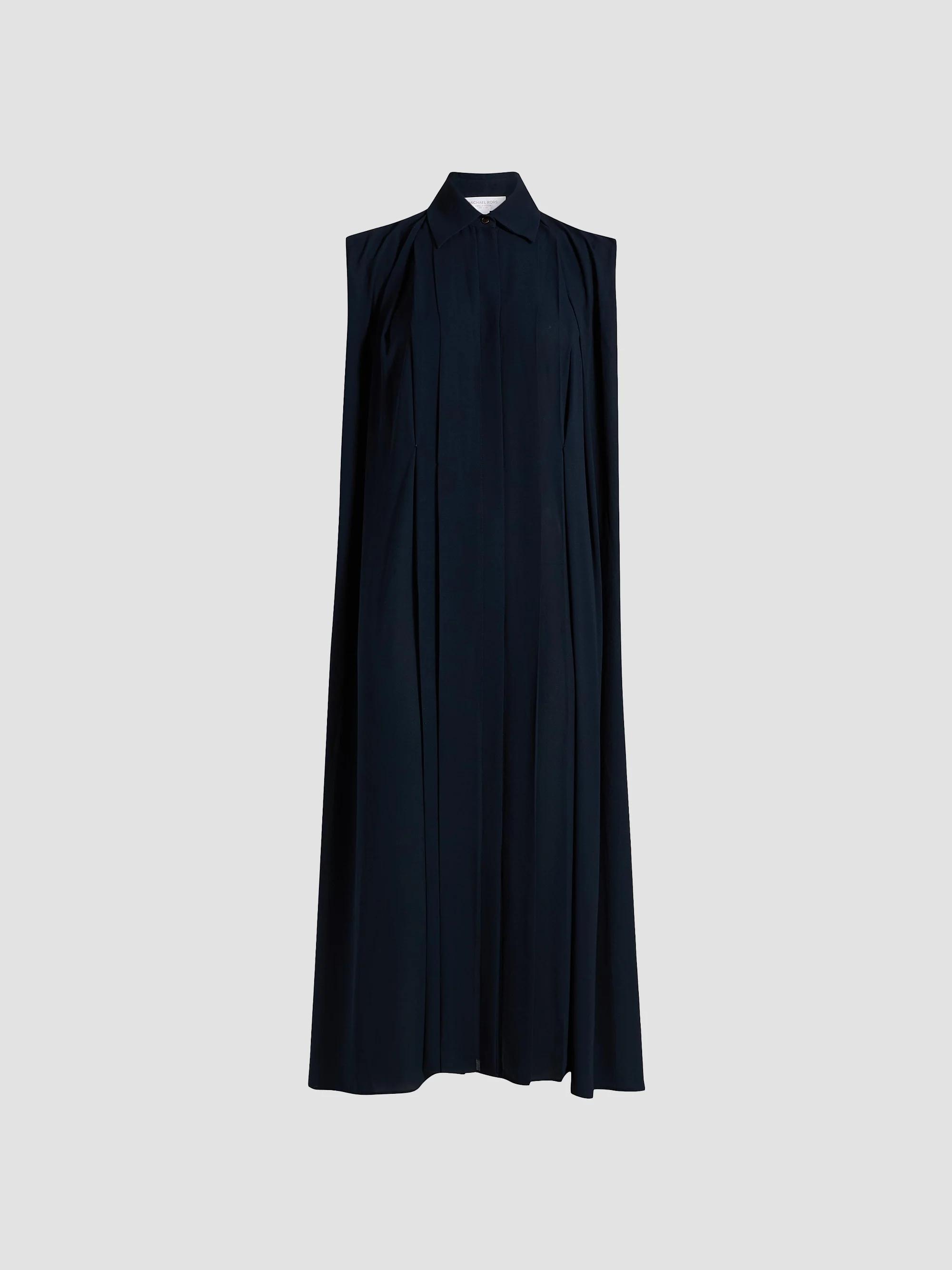 Women's Cap-Sleeve Shirtdress - Midnight - Size Small