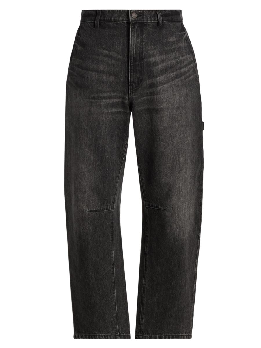 Nili Lotan Men's Carpenter Faded Jeans In Black