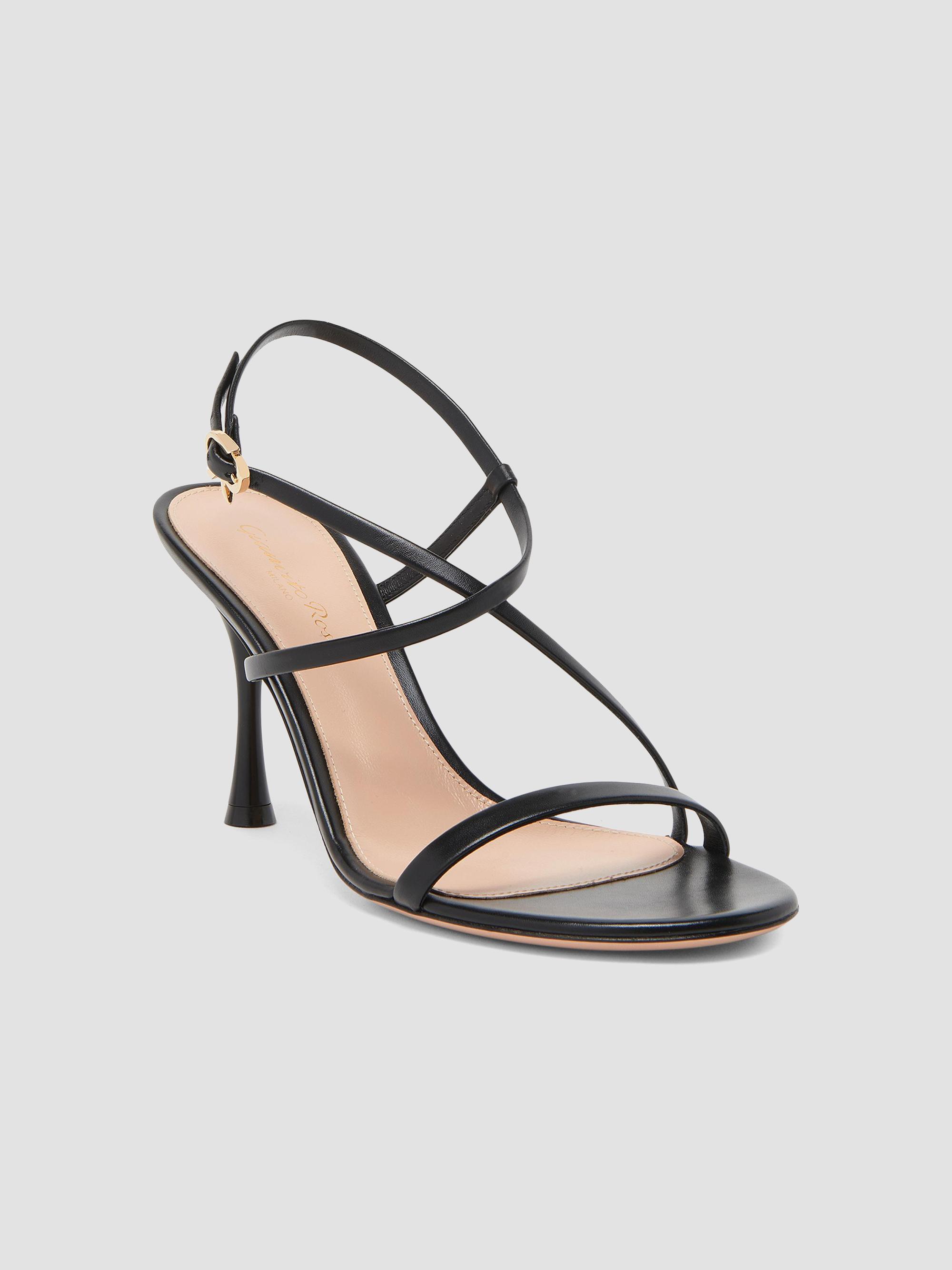 Gianvito Rossi Glove 85MM Leather Slingback Sandals | Saks Fifth