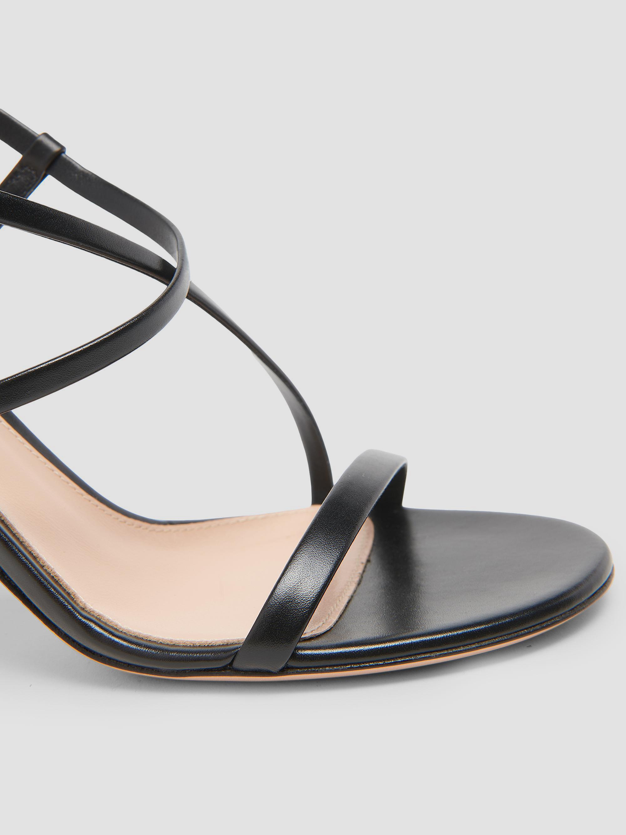 Gianvito Rossi Glove 85MM Leather Slingback Sandals | Saks Fifth