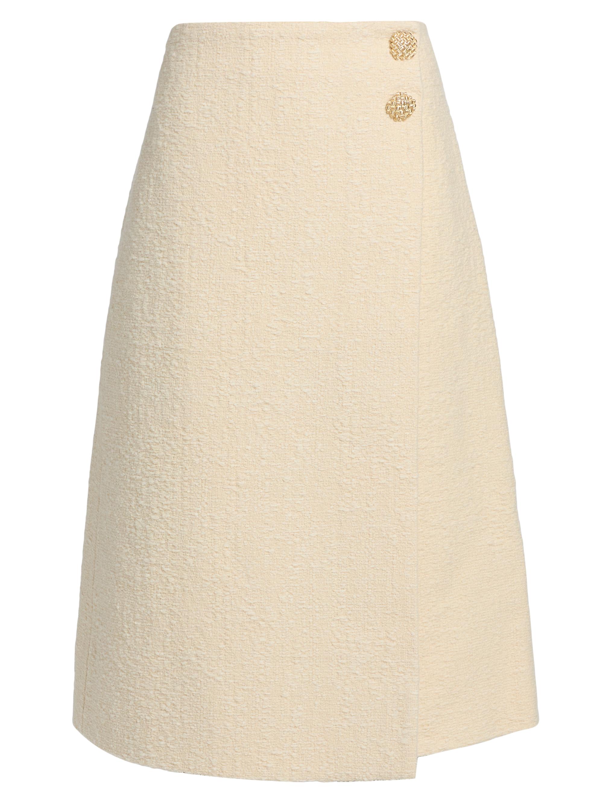 Cara Cara Women's Luca Tweed Wrap Skirt - Cloud Tweed