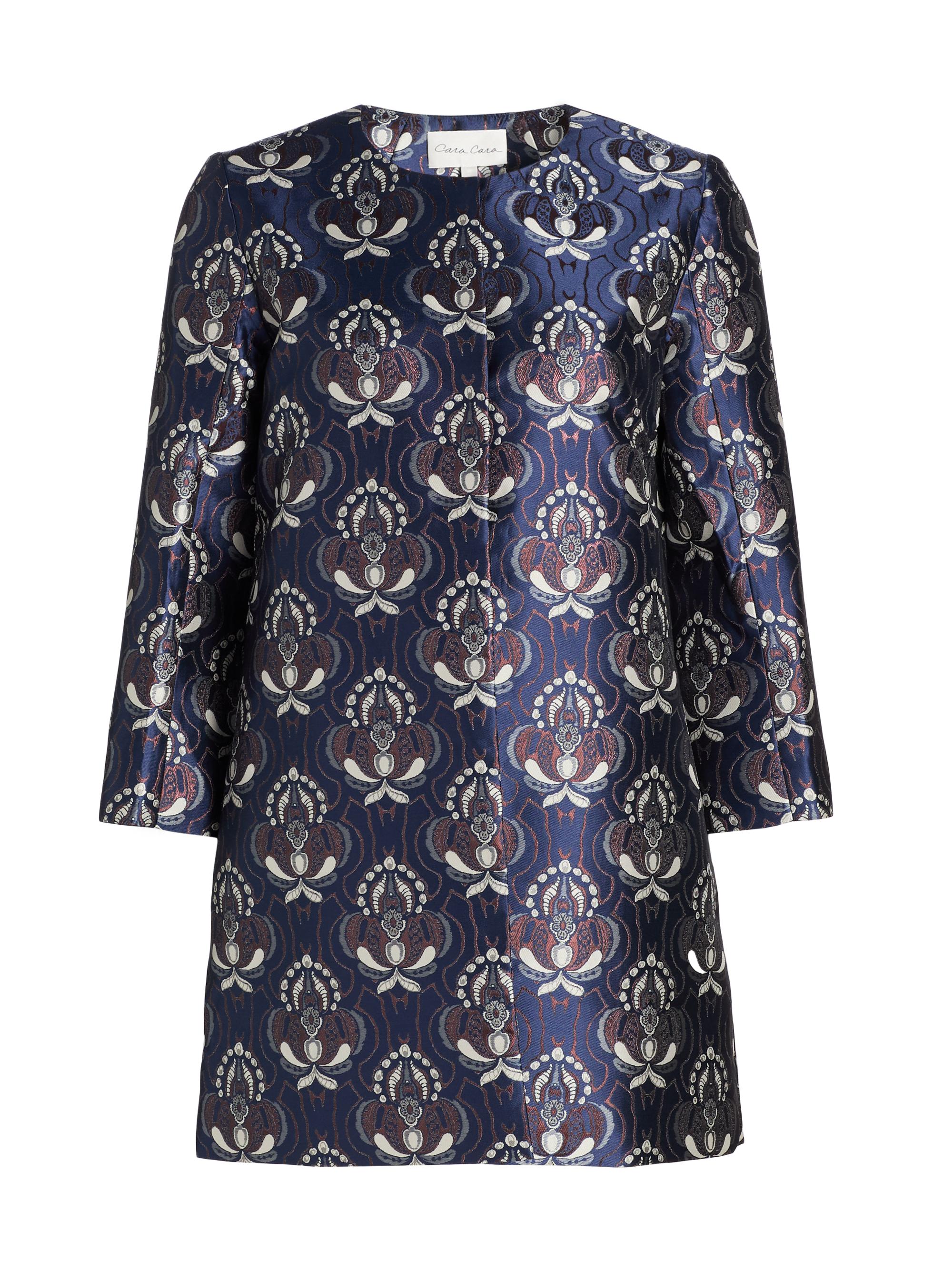 Cara Cara Women's Donna Jacquard Jacket - Vintage Deco Navy
