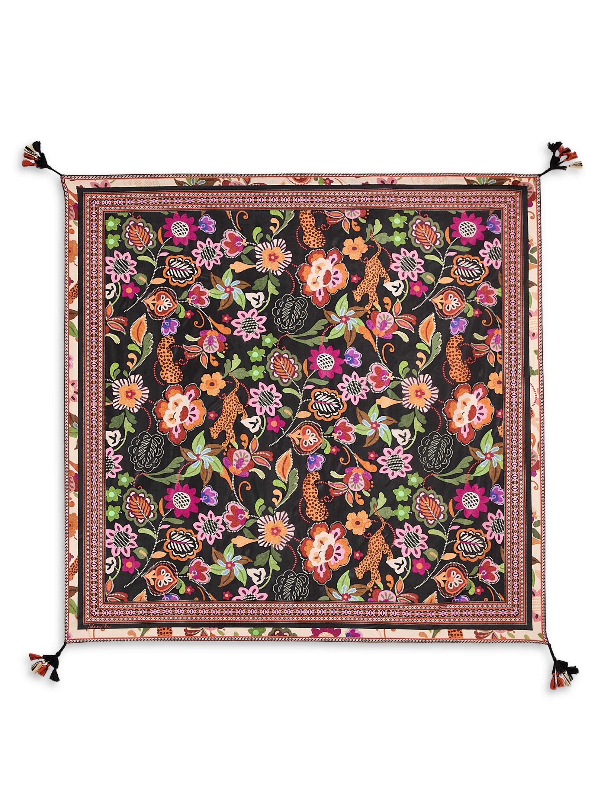 Johnny Was Women's Maxima Floral Silk Scarf - Silk Scarf Maxima