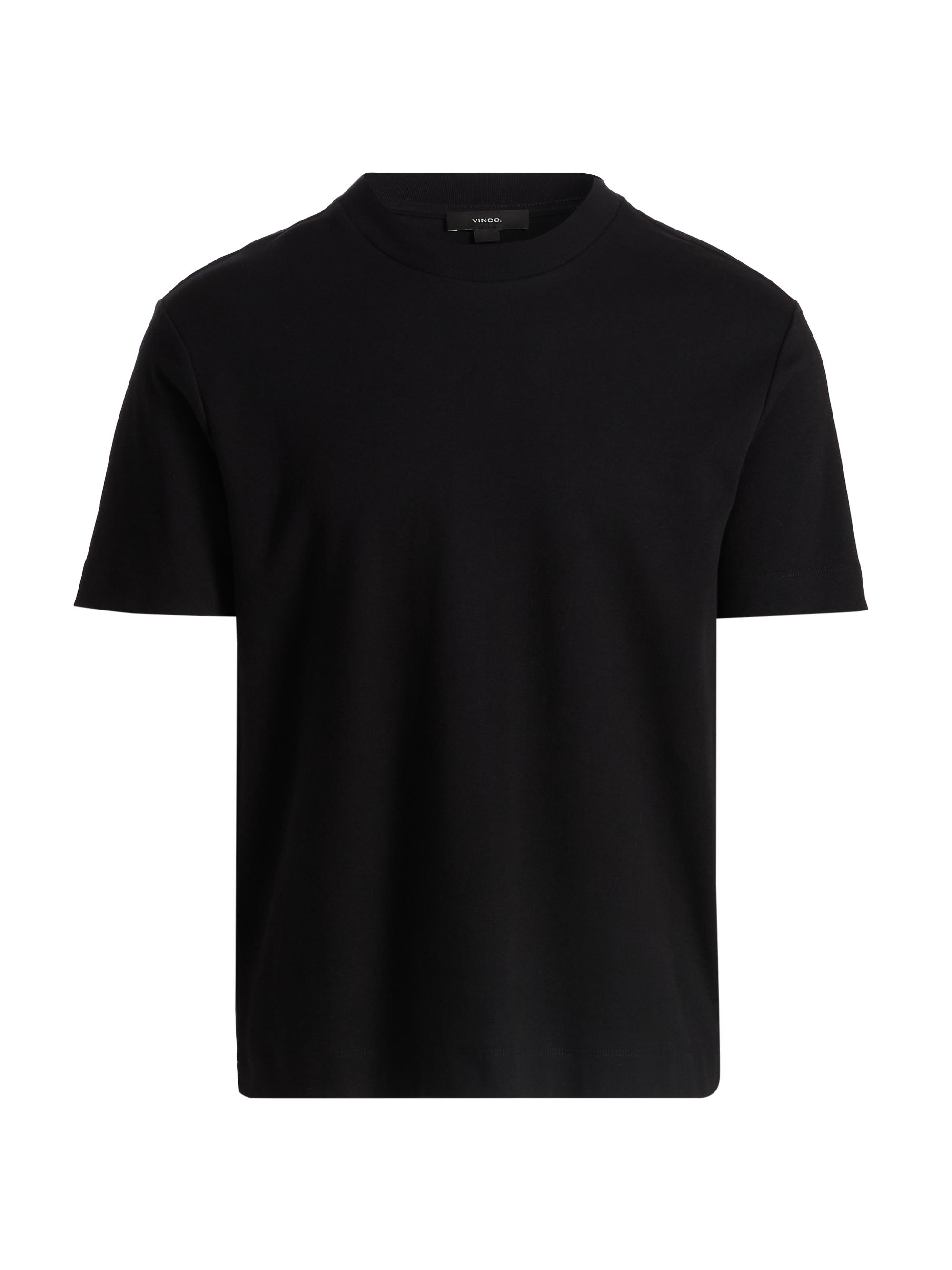 Vince Men's Peached Face Jersey Crewneck T-Shirt - Black
