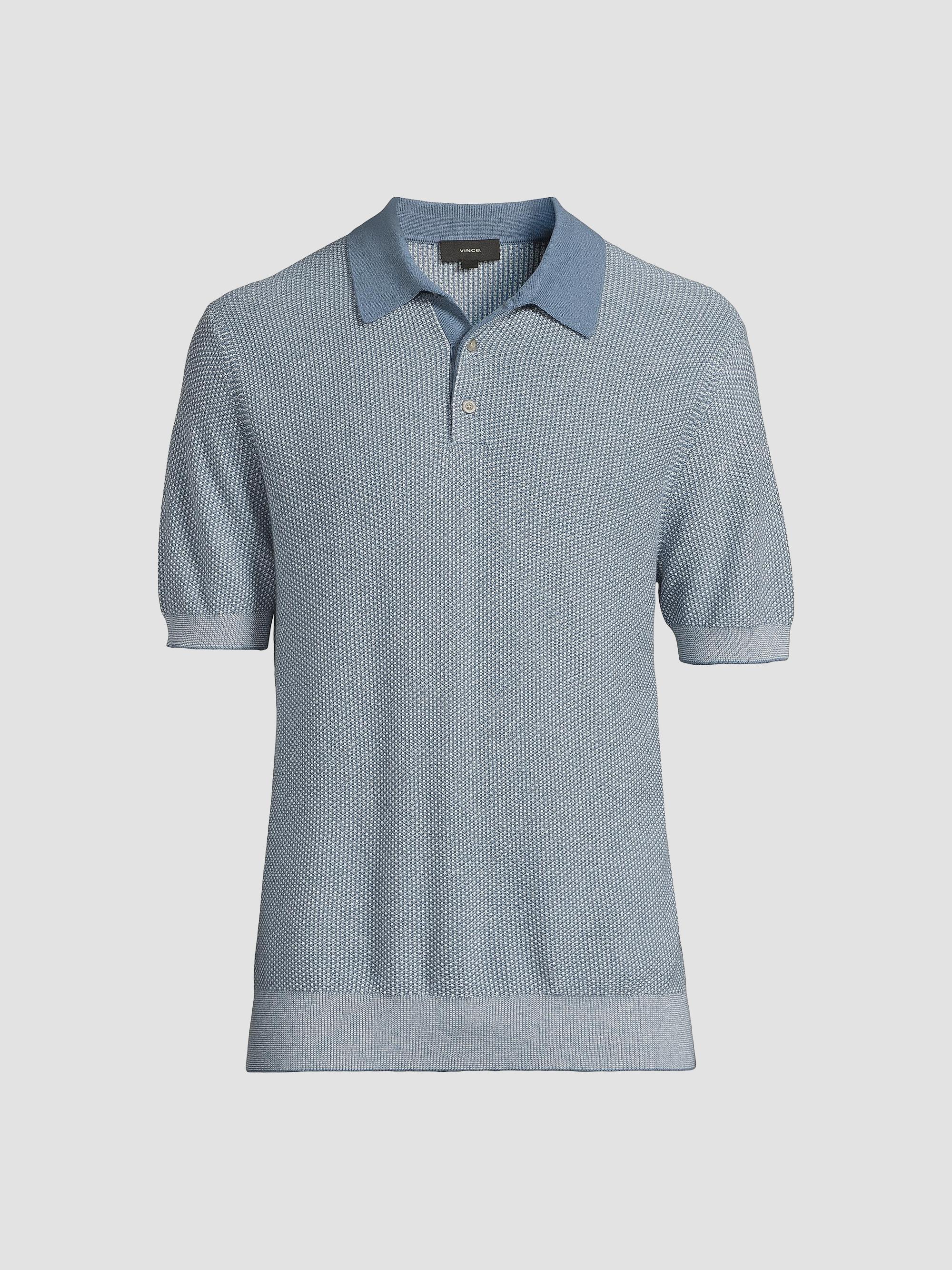 Ernest W. Baker Rose-Crocheted Cotton Polo Shirt | Saks Fifth Avenue