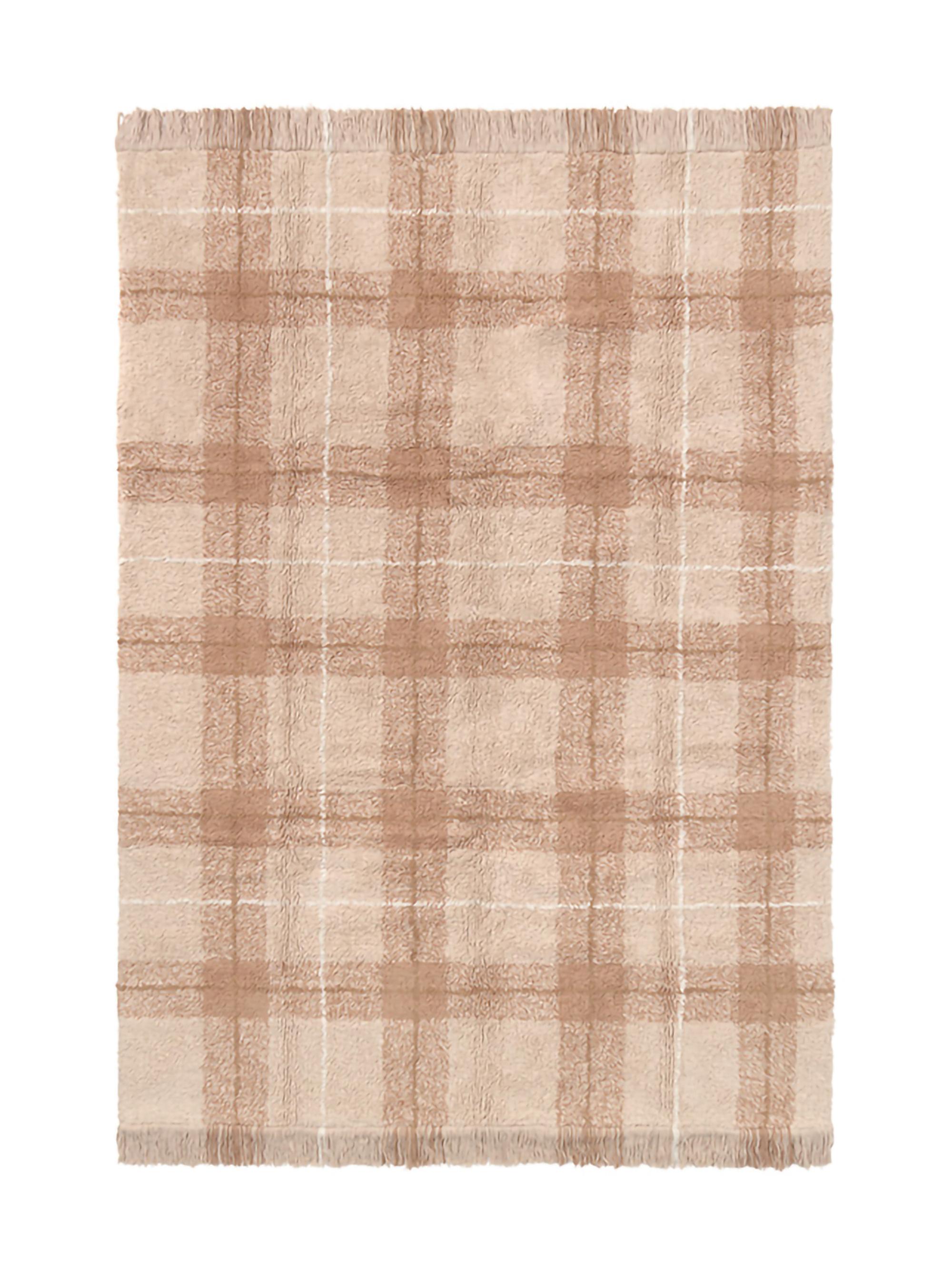 Lorena Canals Washable Tartan Rug - Beige Small