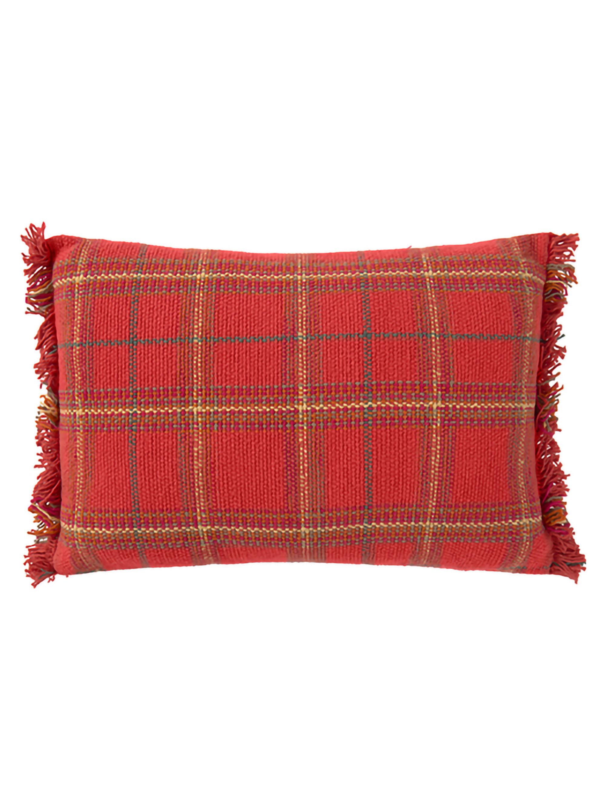 Lorena Canals Handloom Cushion - Multicolor Maple Red