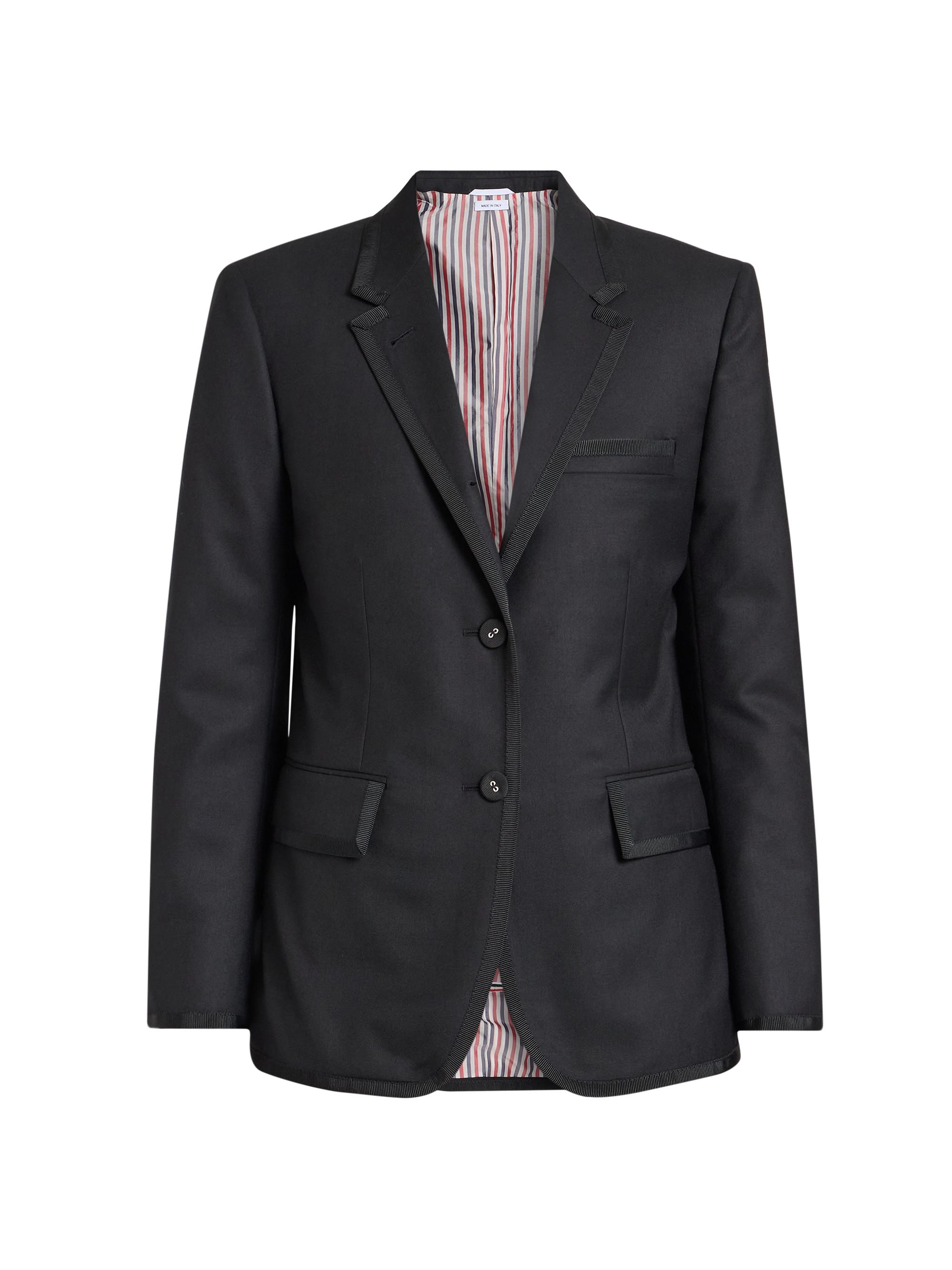 Thom Browne Women's Classic Wool Twill Sport Coat - Black