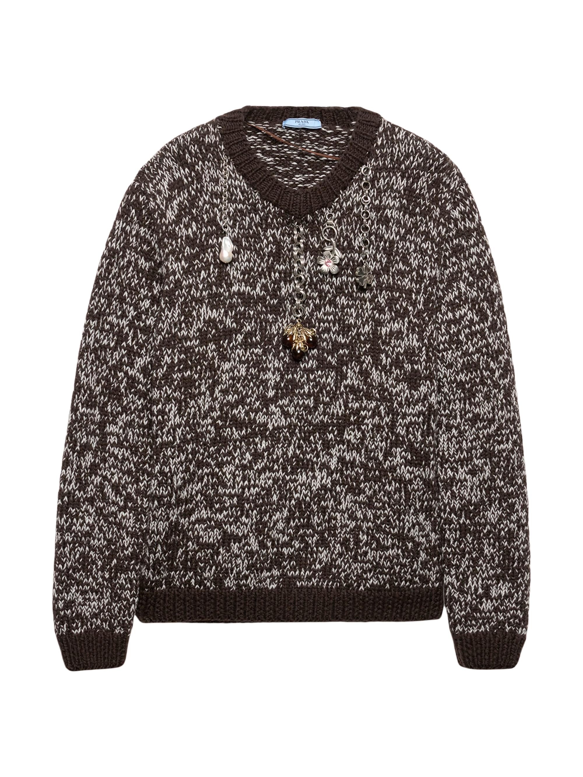Prada Women's Wool Sweater - Brown