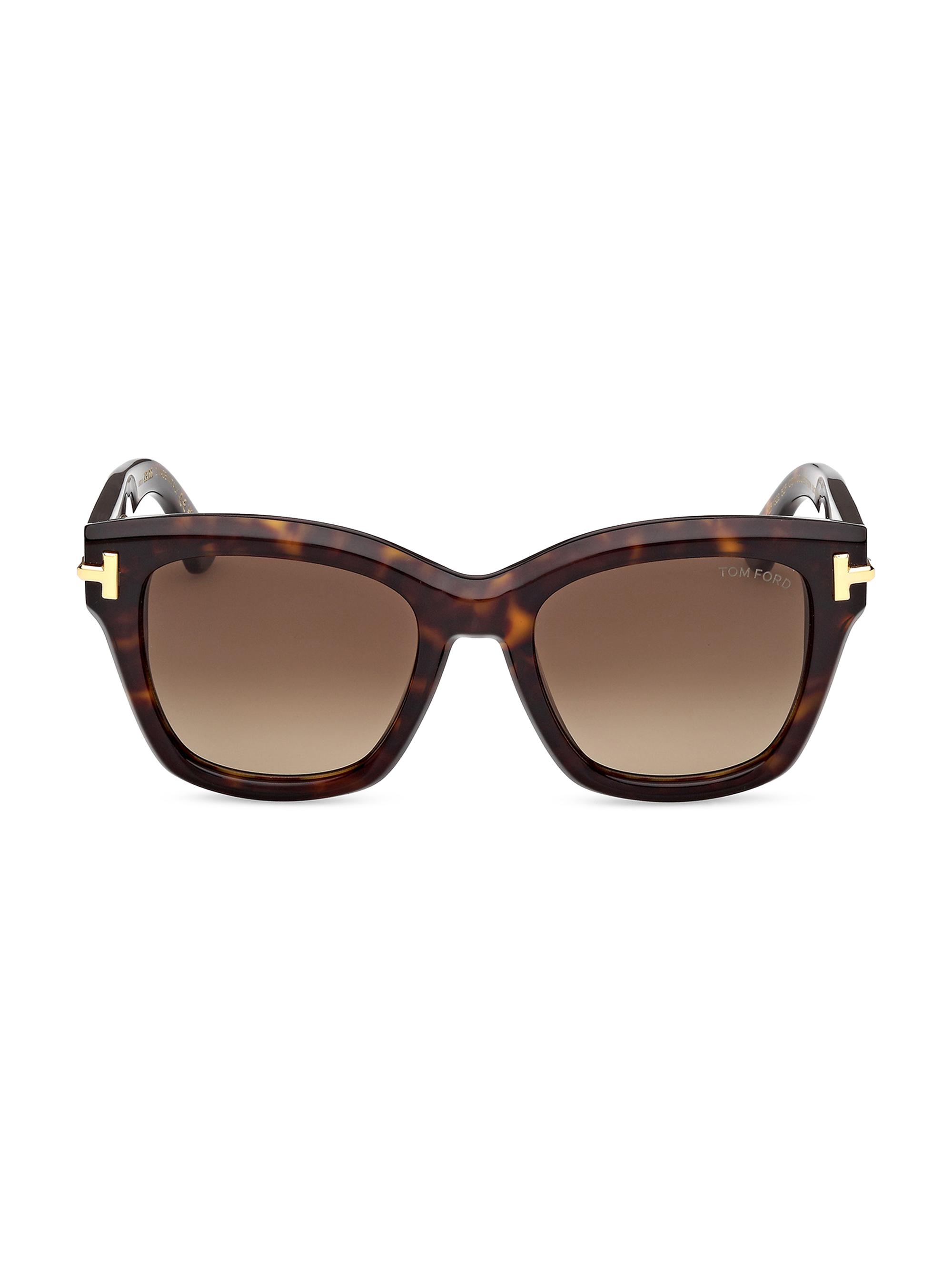 TOM FORD Women's  Icon 53MM Square Sunglasses - Black