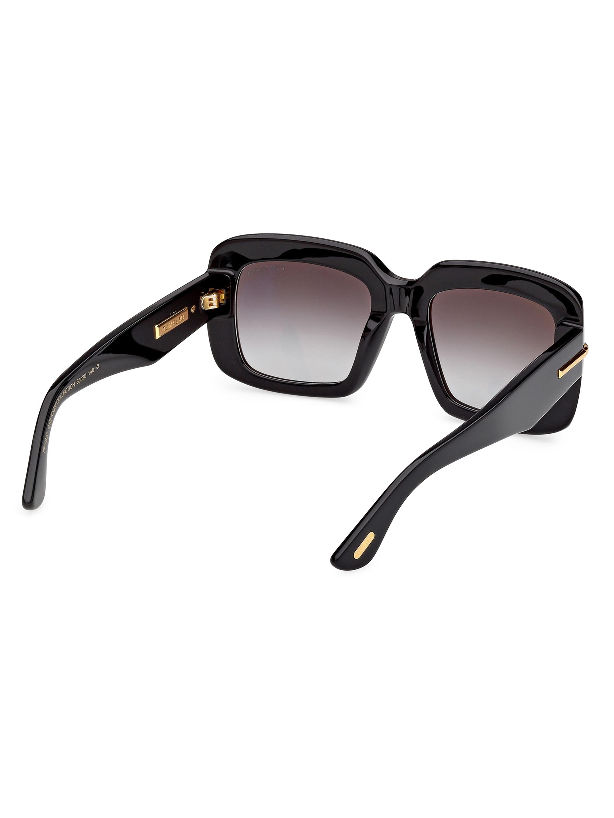 TOM FORD TOM FORD Icon 53MM Square Sunglasses | Saks Fifth Avenue