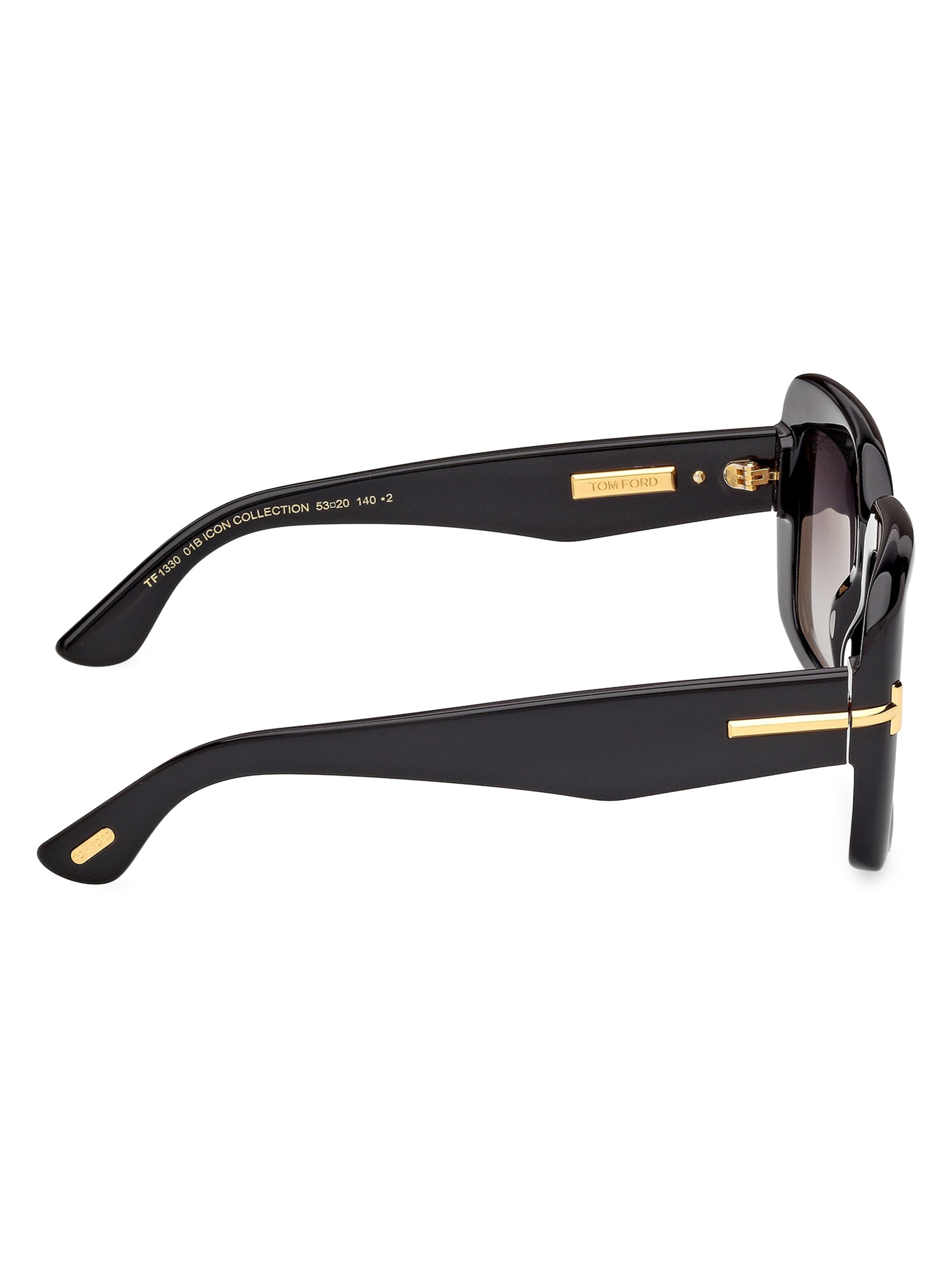 TOM FORD TOM FORD Icon 53MM Square Sunglasses | Saks Fifth Avenue