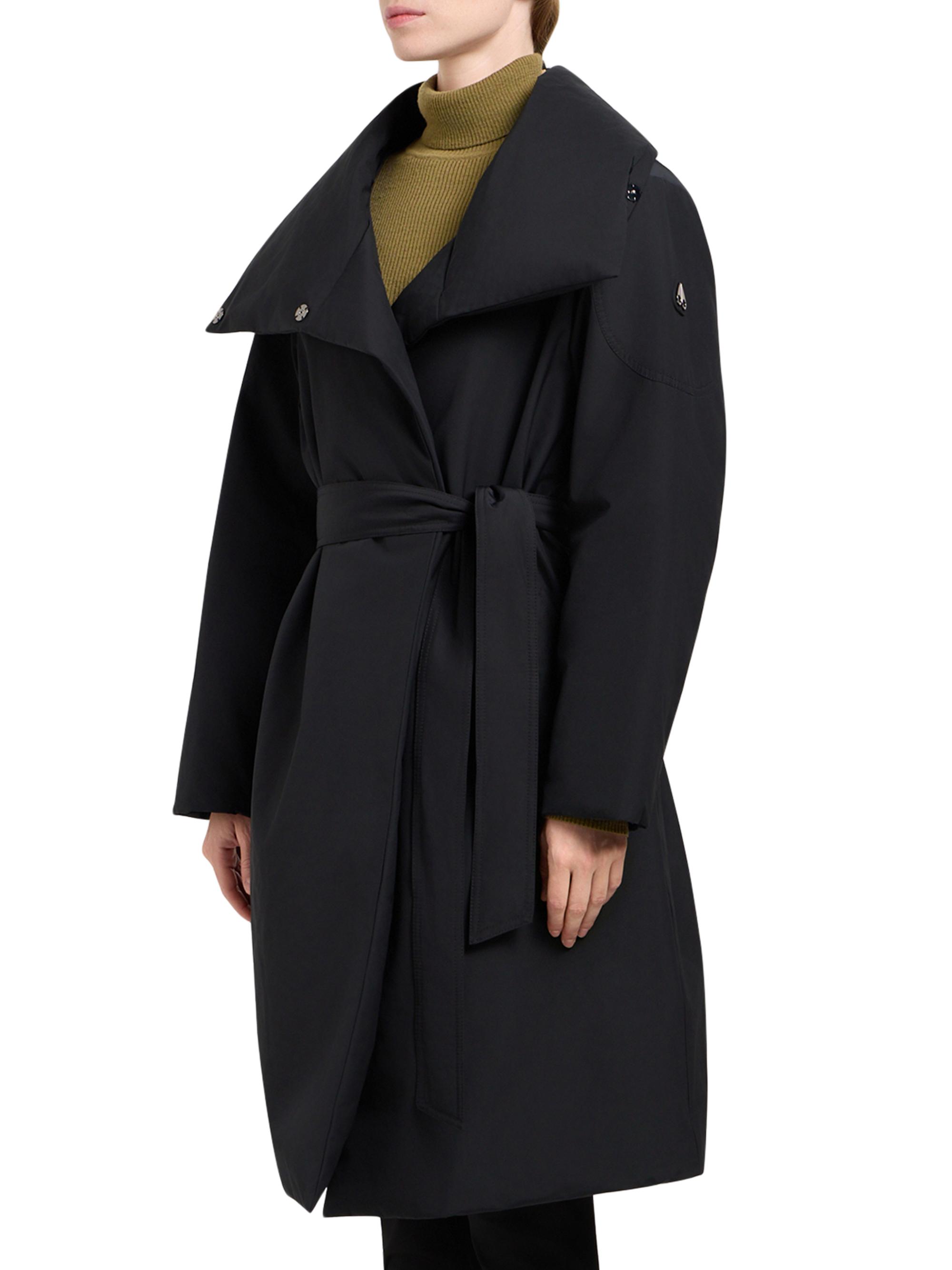 Moose Knuckles Lonsdale Down Tie-Waist Coat | Saks Fifth Avenue