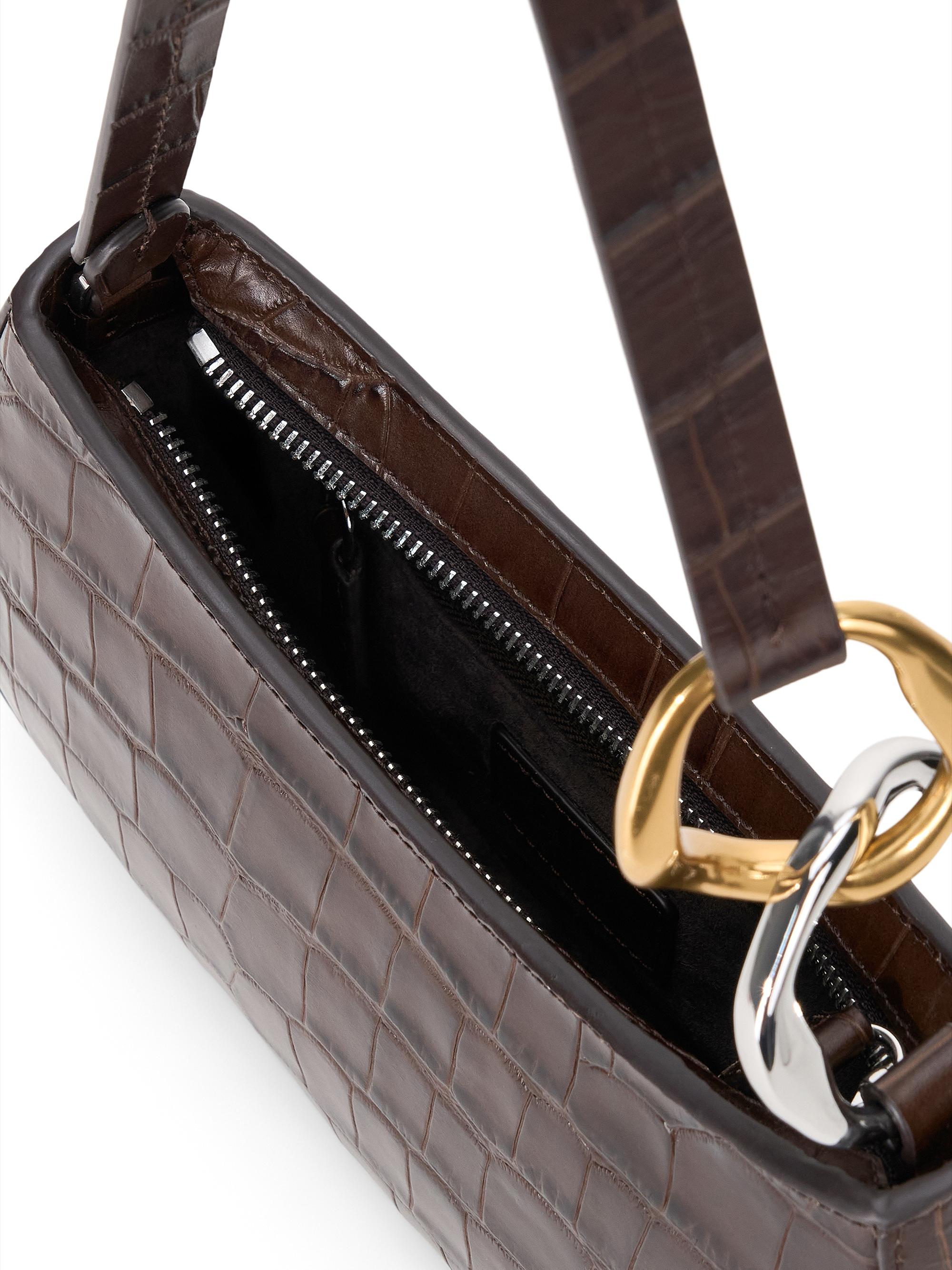 Staud Ollie Crocodile-Embossed Leather Shouder Bag | Saks Fifth Avenue
