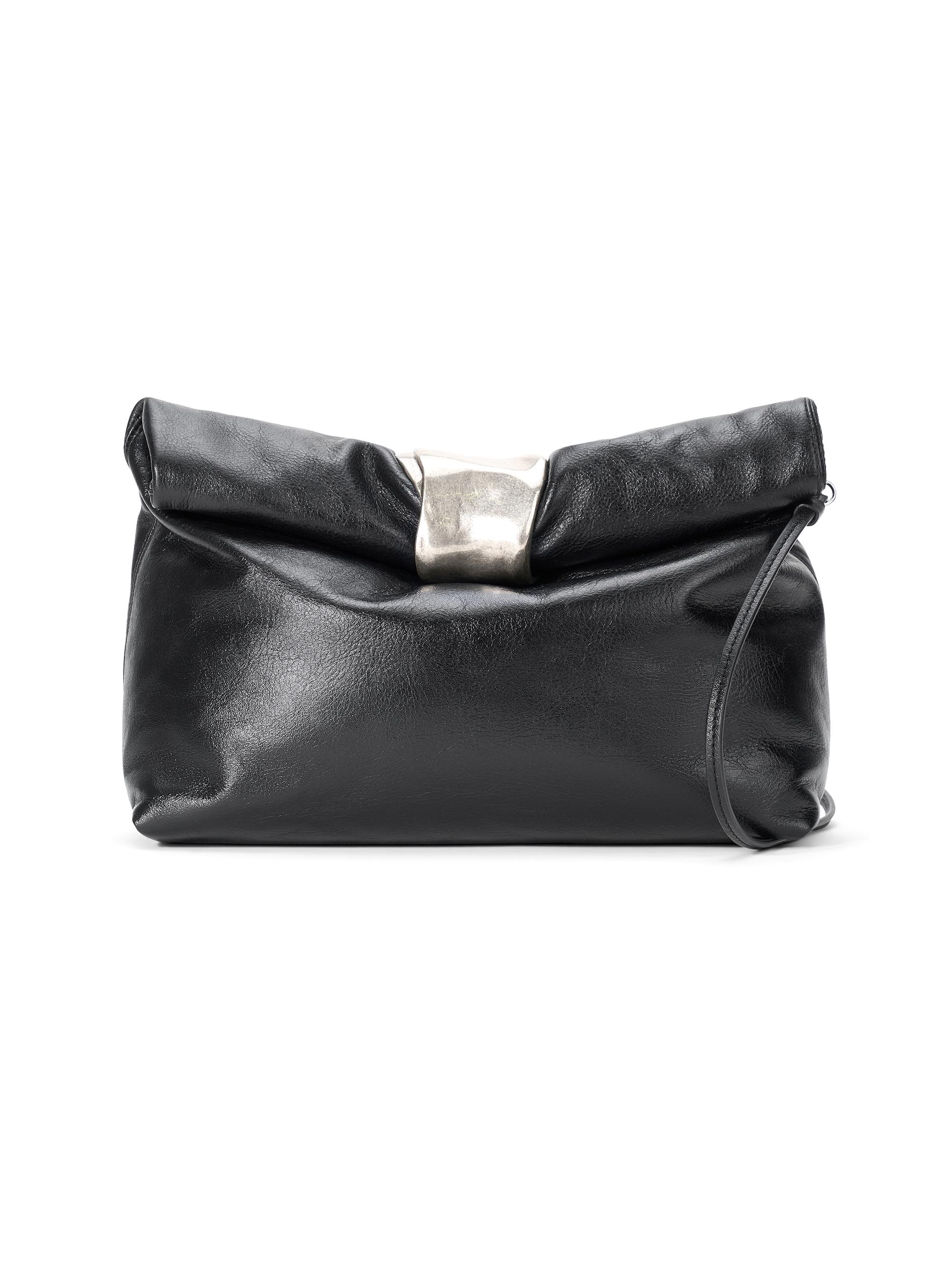 The Row Geo Leather Bracelet Clutch | Saks Fifth Avenue