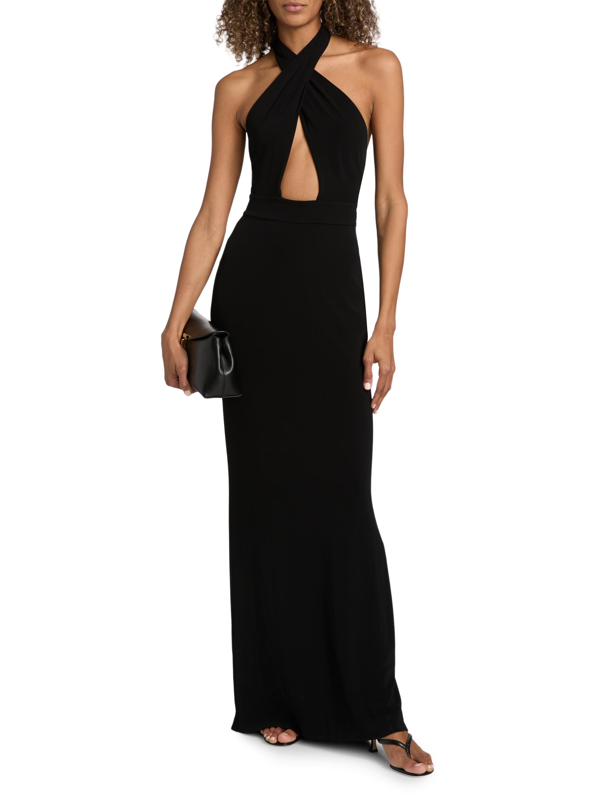 navy blue dress for baby girl Lita Red Twisted Asymmetric Maxi Dress – Club L London main image 1
