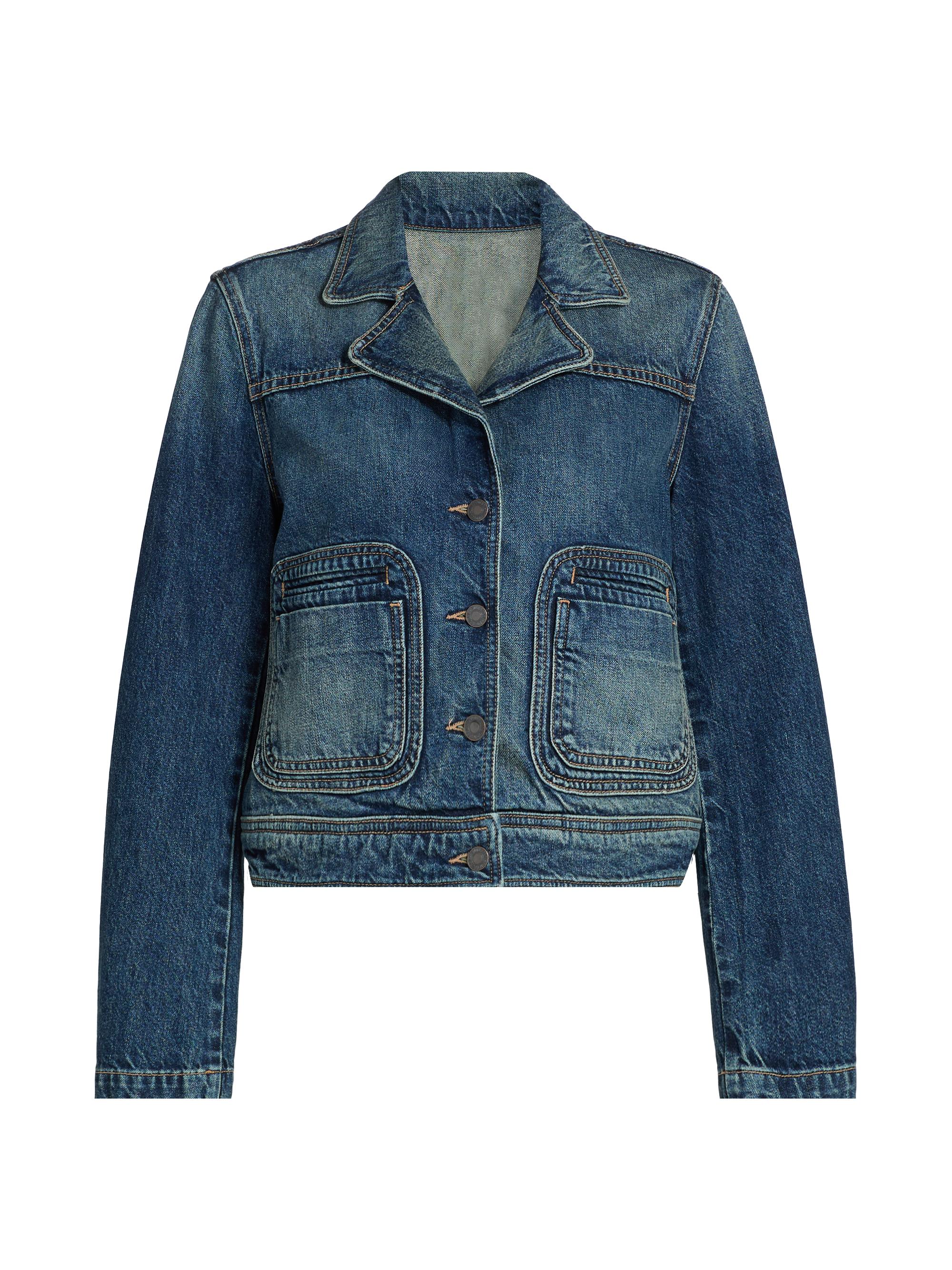 Lemaire Denim Crop Jacket | Saks Fifth Avenue
