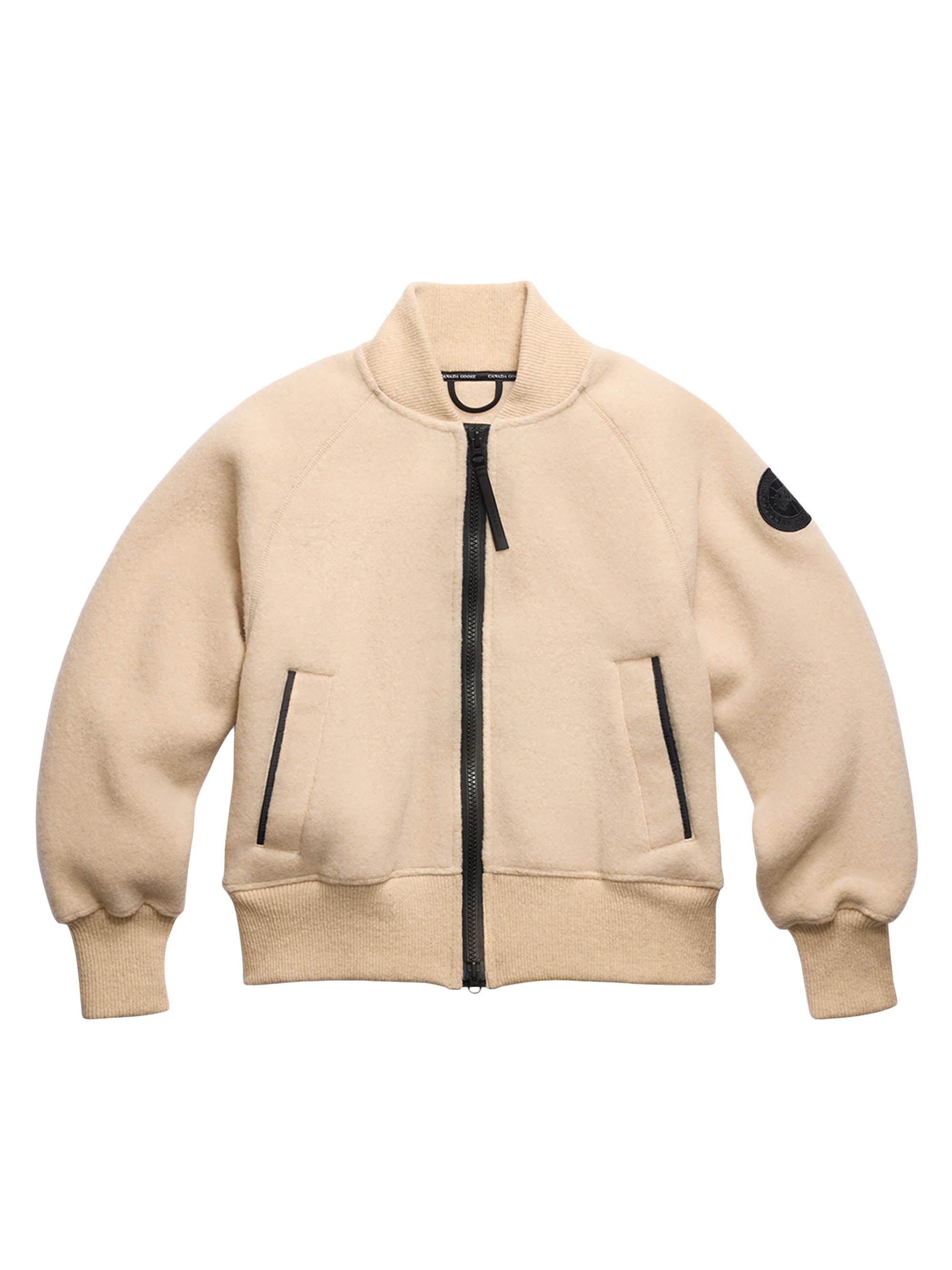 Canada Goose Women's Sierra Fleece Bomber Jacket - Light Tan